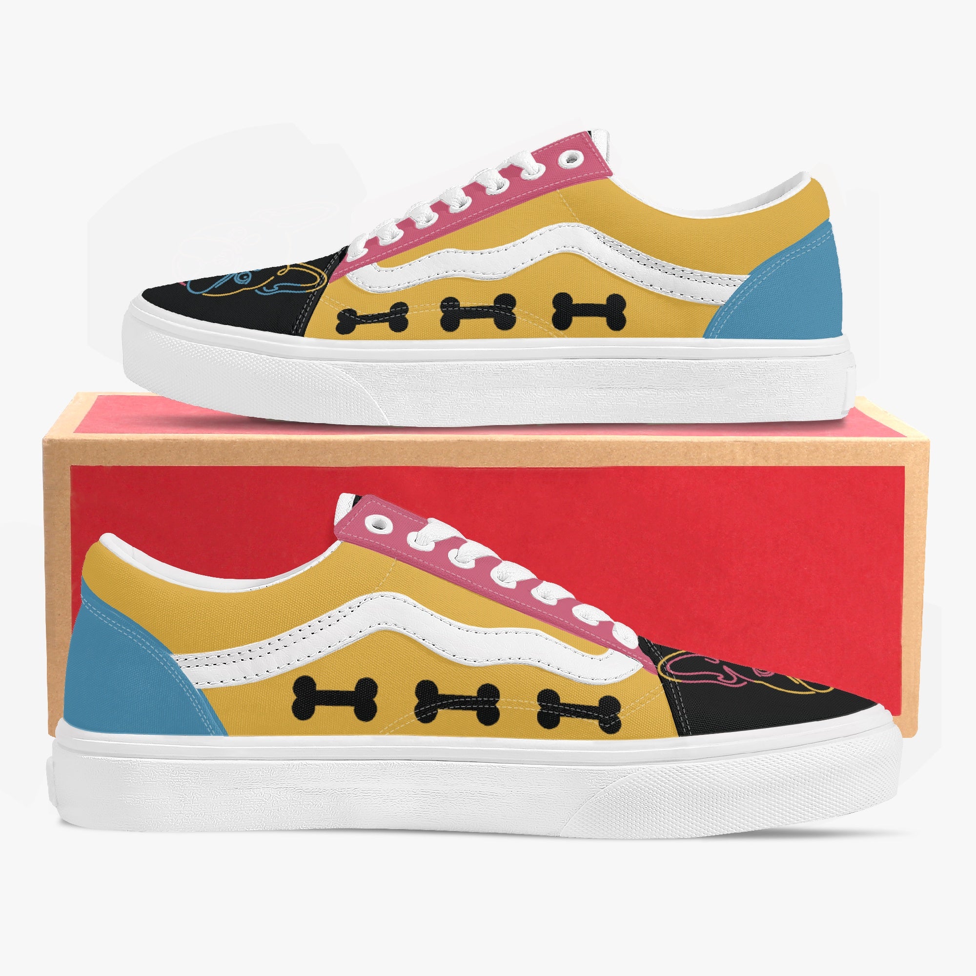 Frenchie Trendy Classic Sneakers for Frenchie Enthusiasts-fadou