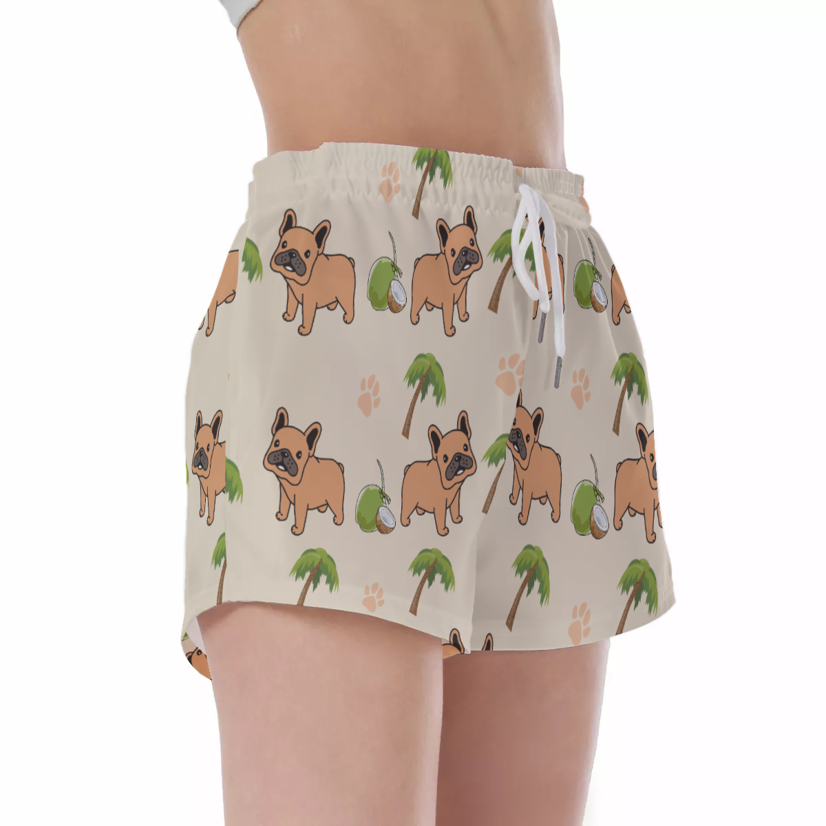 BLUE - Women's Short for French Bulldog Owners and Fans-fadou