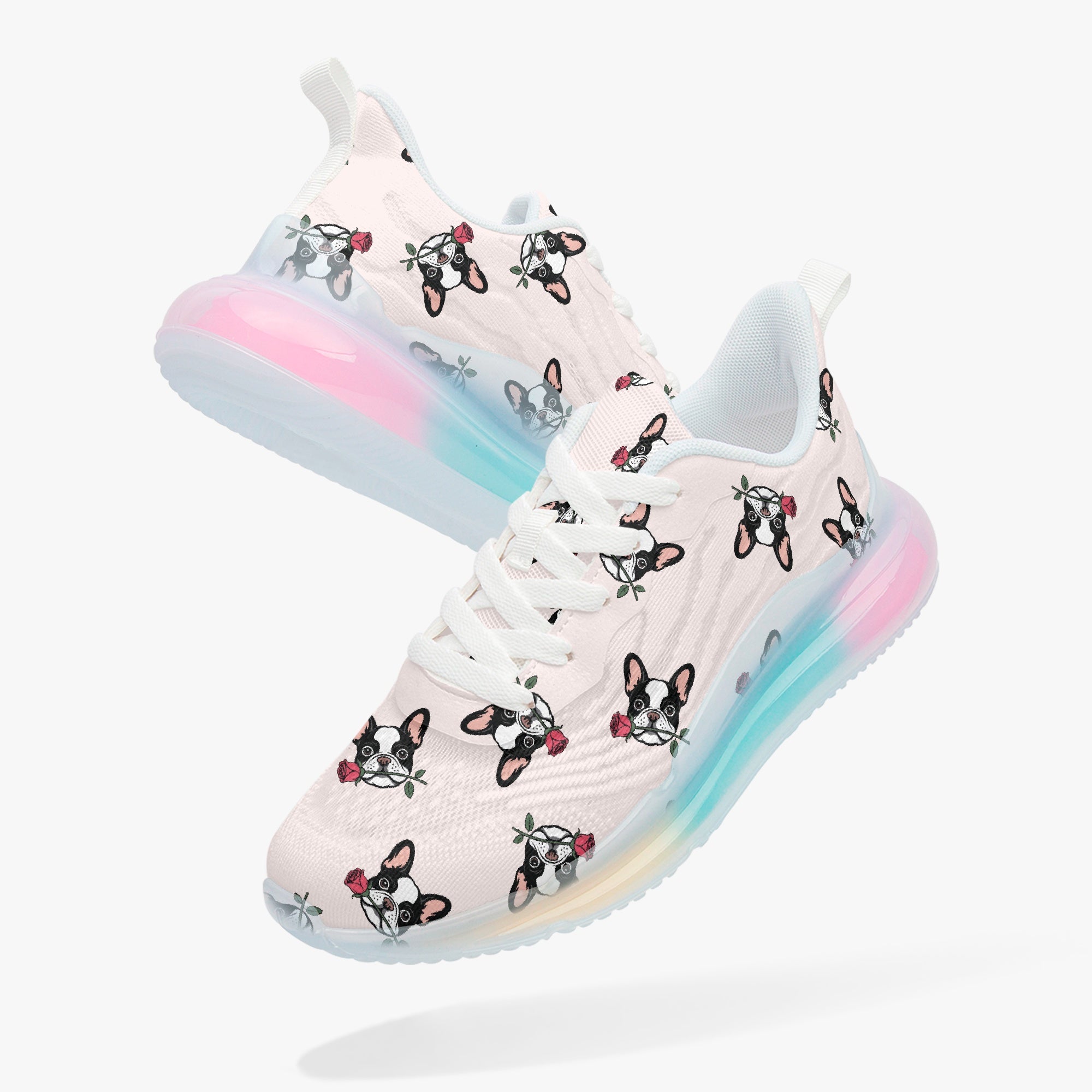 French Bulldog Lightweight Casual Footwear for Dog Park Days-fadou