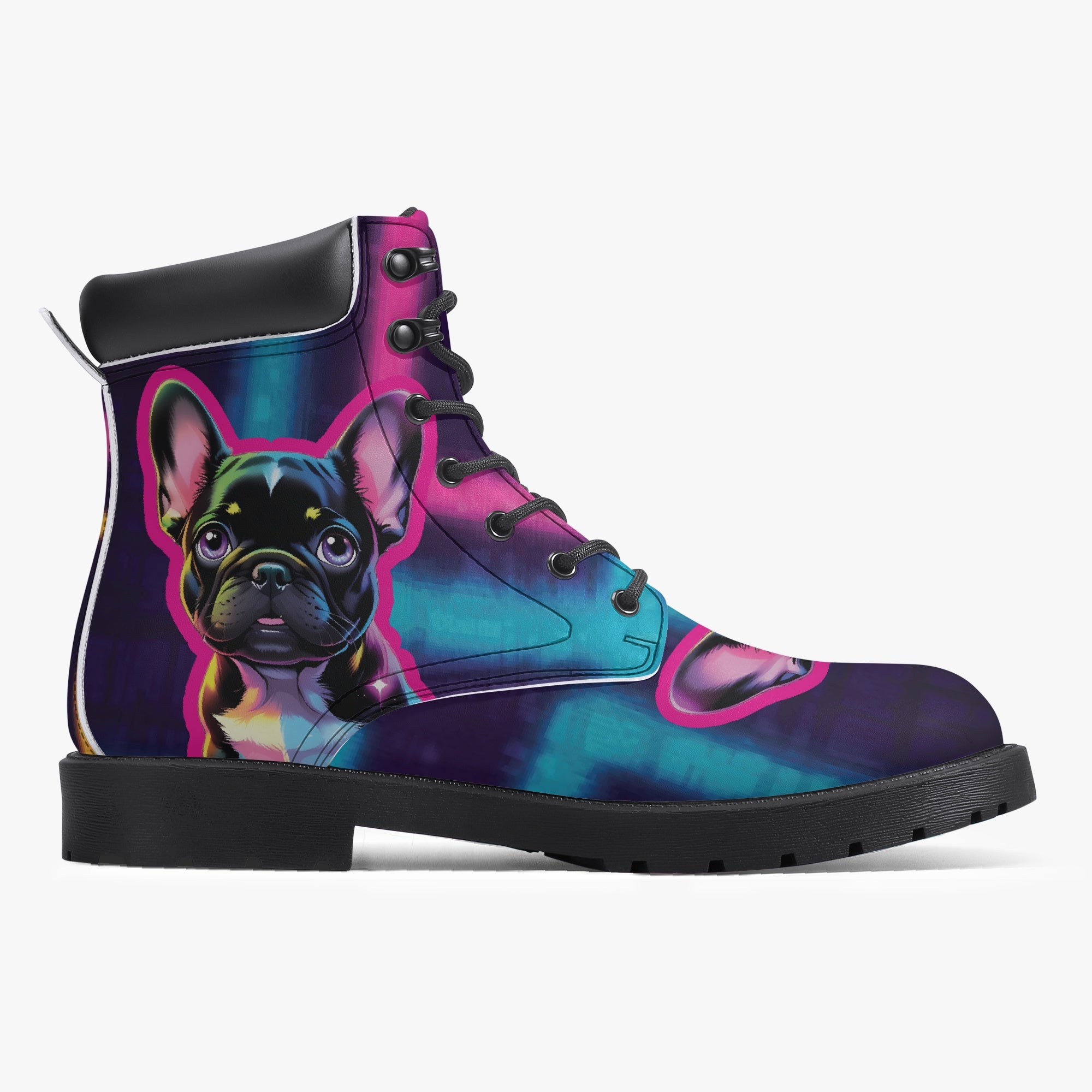 Adrienne Leather Ankle Booties for Frenchie Enthusiasts-fadou