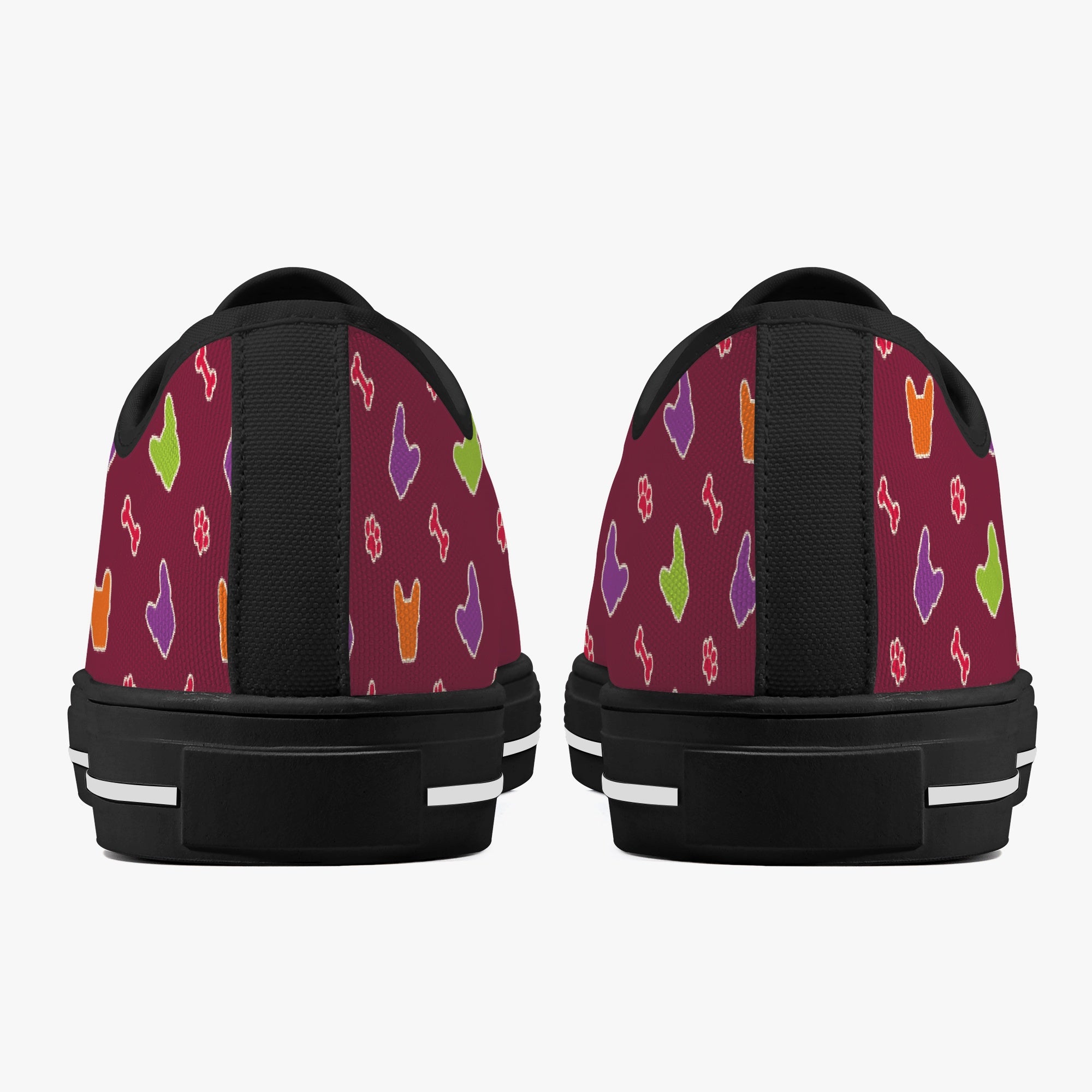 French Bulldog Classic High-Top Shoes for Frenchie Fans-fadou