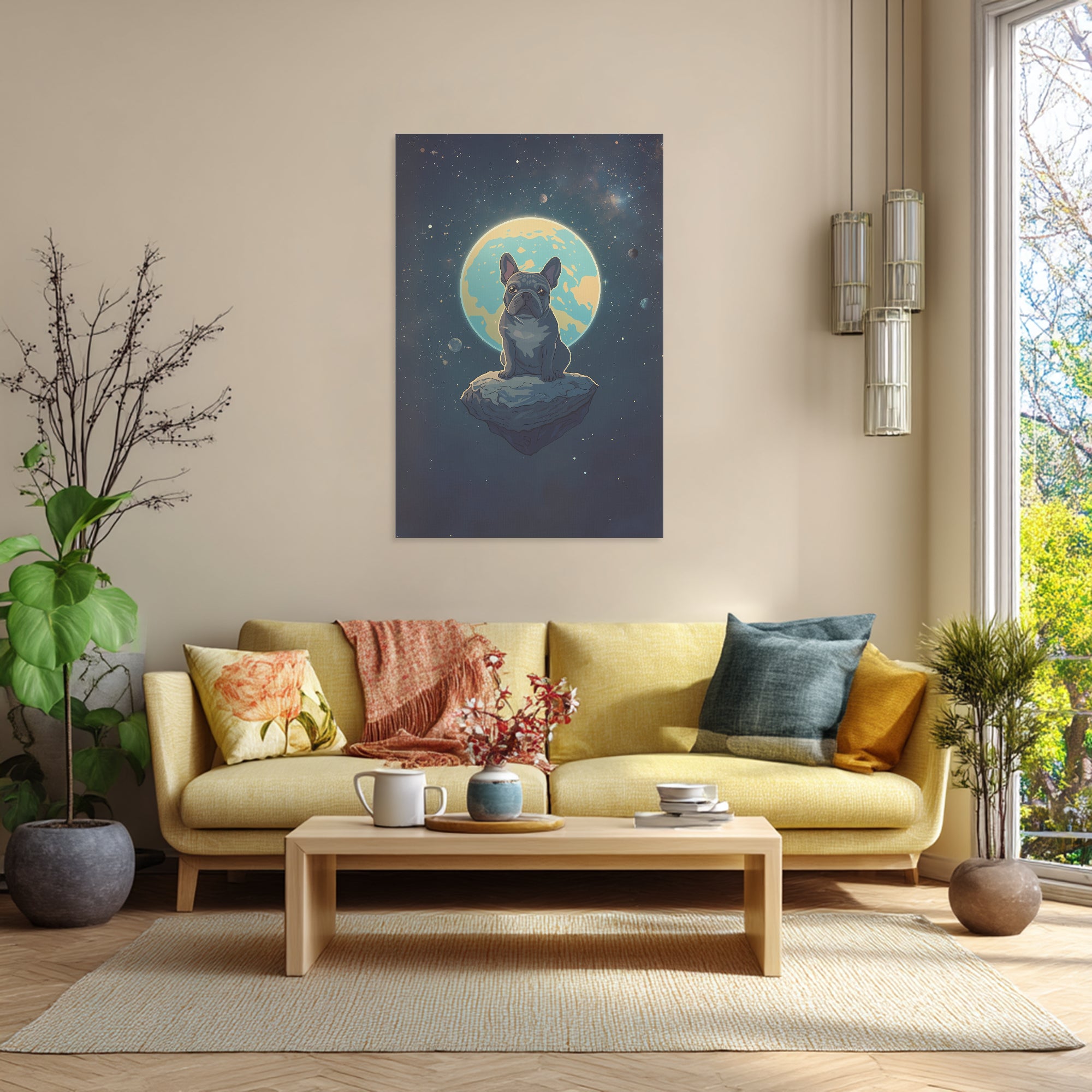 Princess - Vertical Canvas Painting for Dog Moms & Dads-fadou