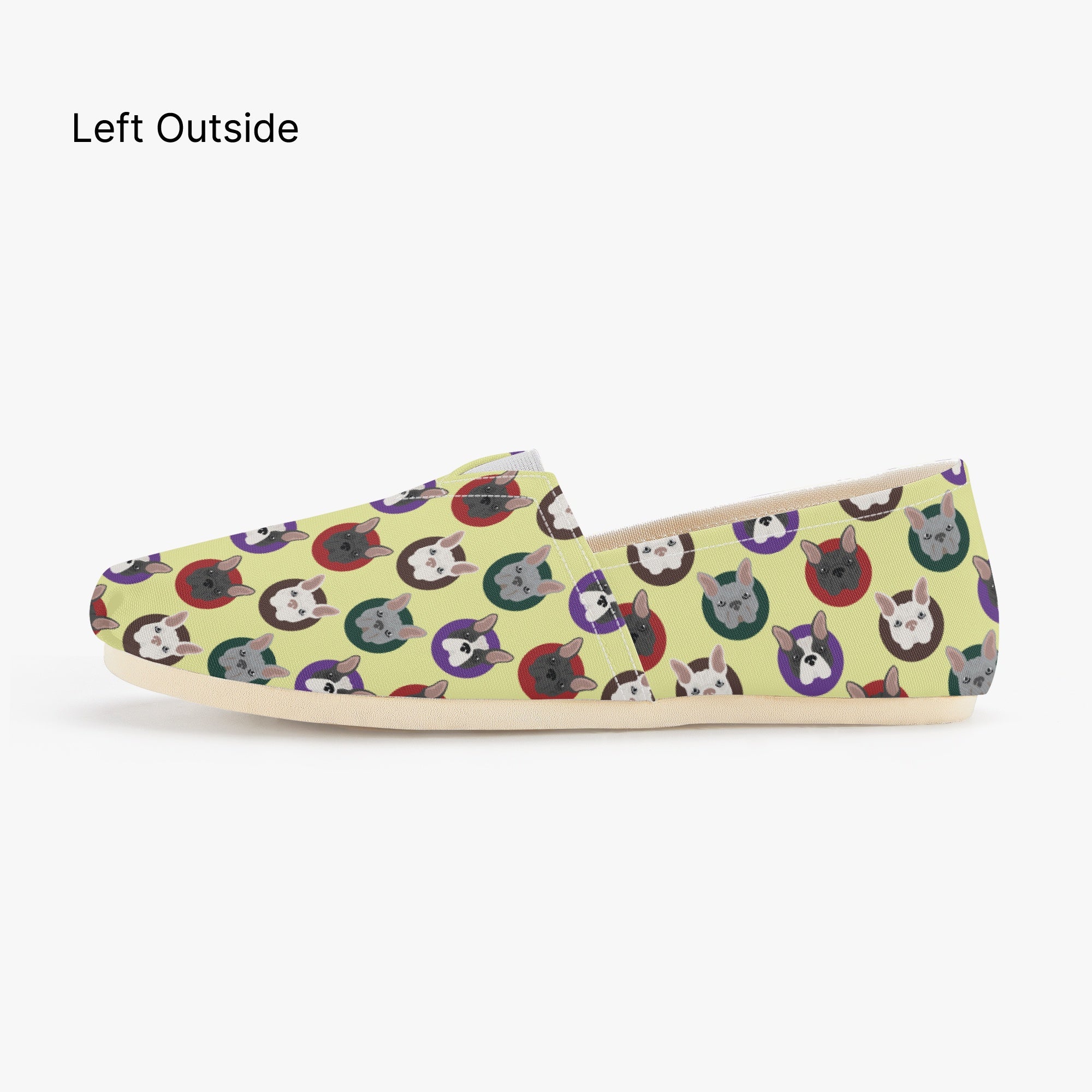 French Bulldog Casual Classic Sneakers for Bulldog Owners-fadou