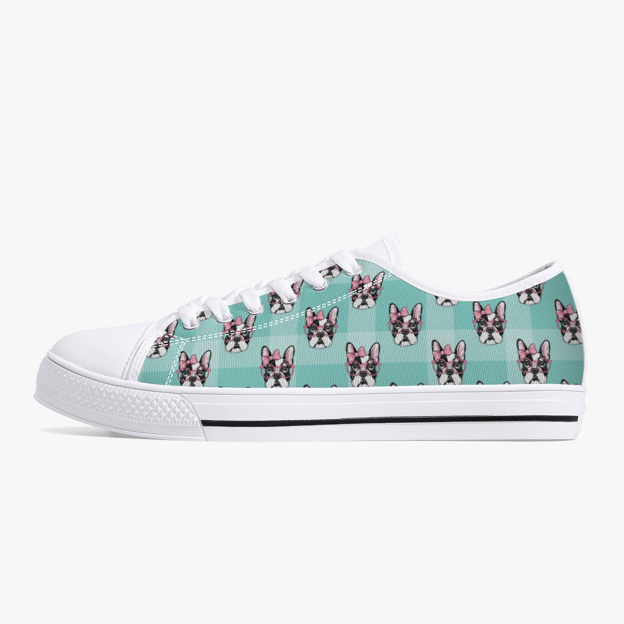 French Bulldog Casual Footwear for Frenchie Enthusiasts-fadou