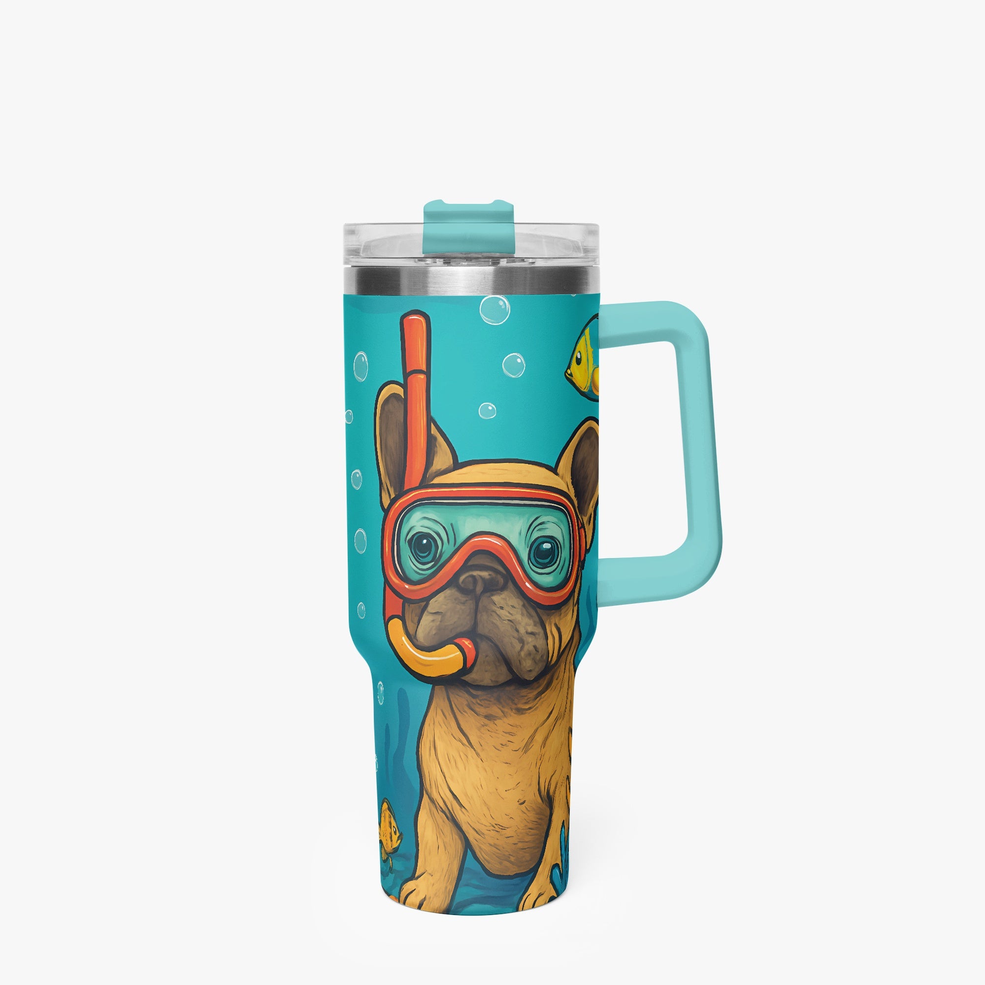 Bessie French Bulldog On-The-Go Cup for Frenchie Enthusiasts-fadou