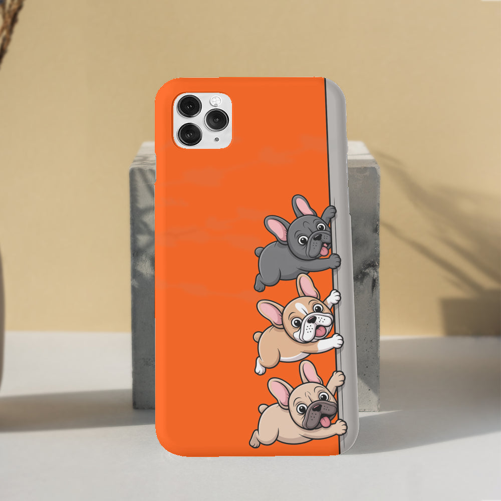 Aspen French Bulldog Slim Phone Shell for Dog Park Days-fadou