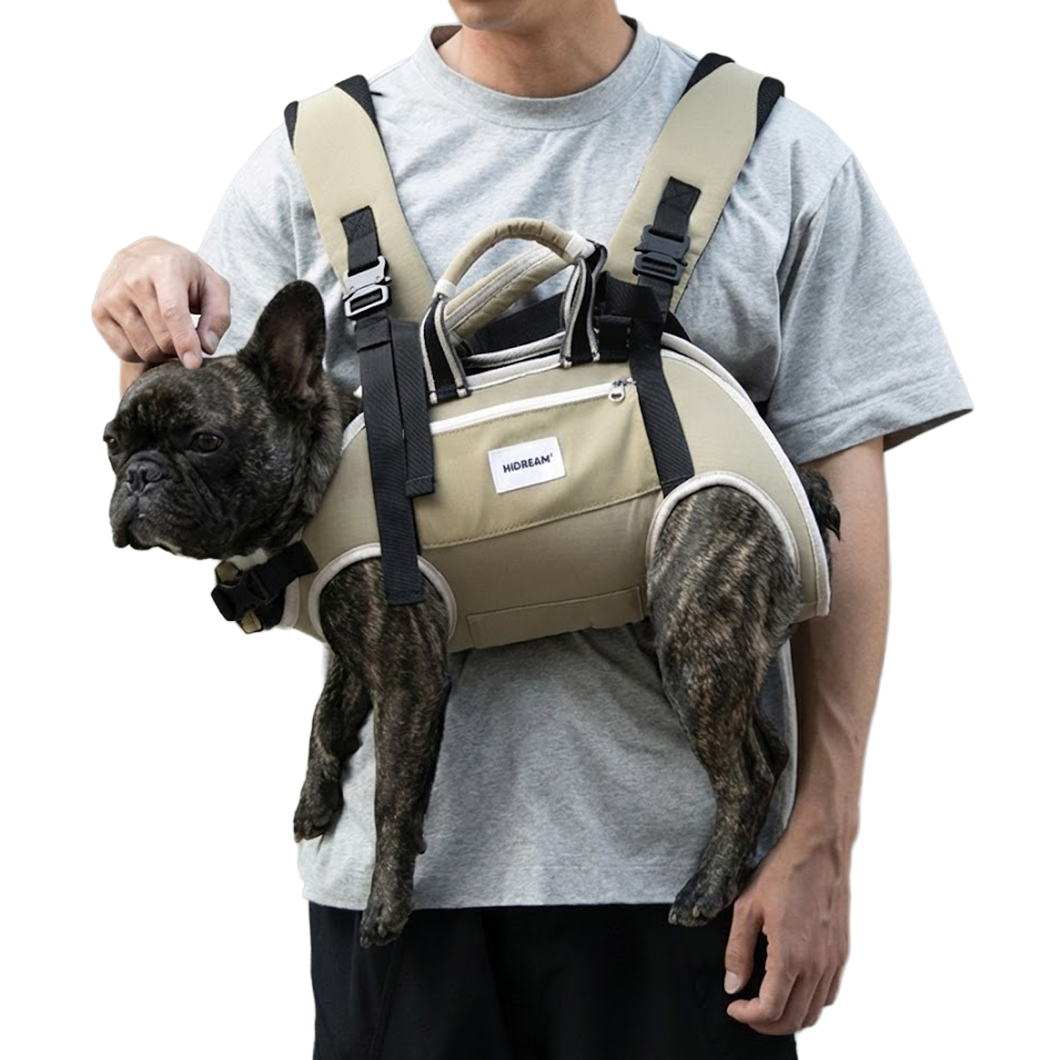 French Bulldog Soft Dog Transport for Outdoor Adventures-fadou