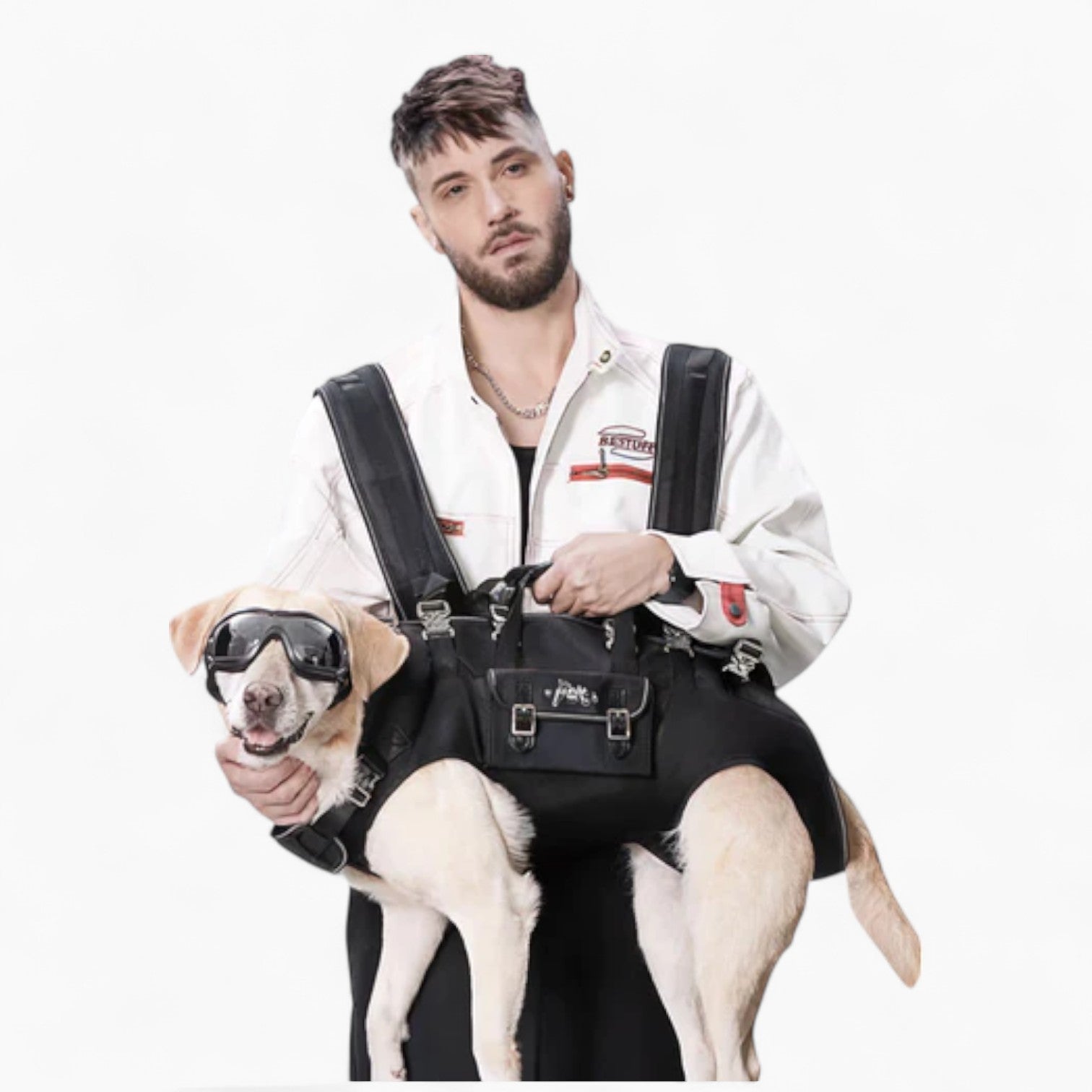 CarryPaw™ Side Carry Dog Backpack – Carrier for for French Bulldogs-fadou