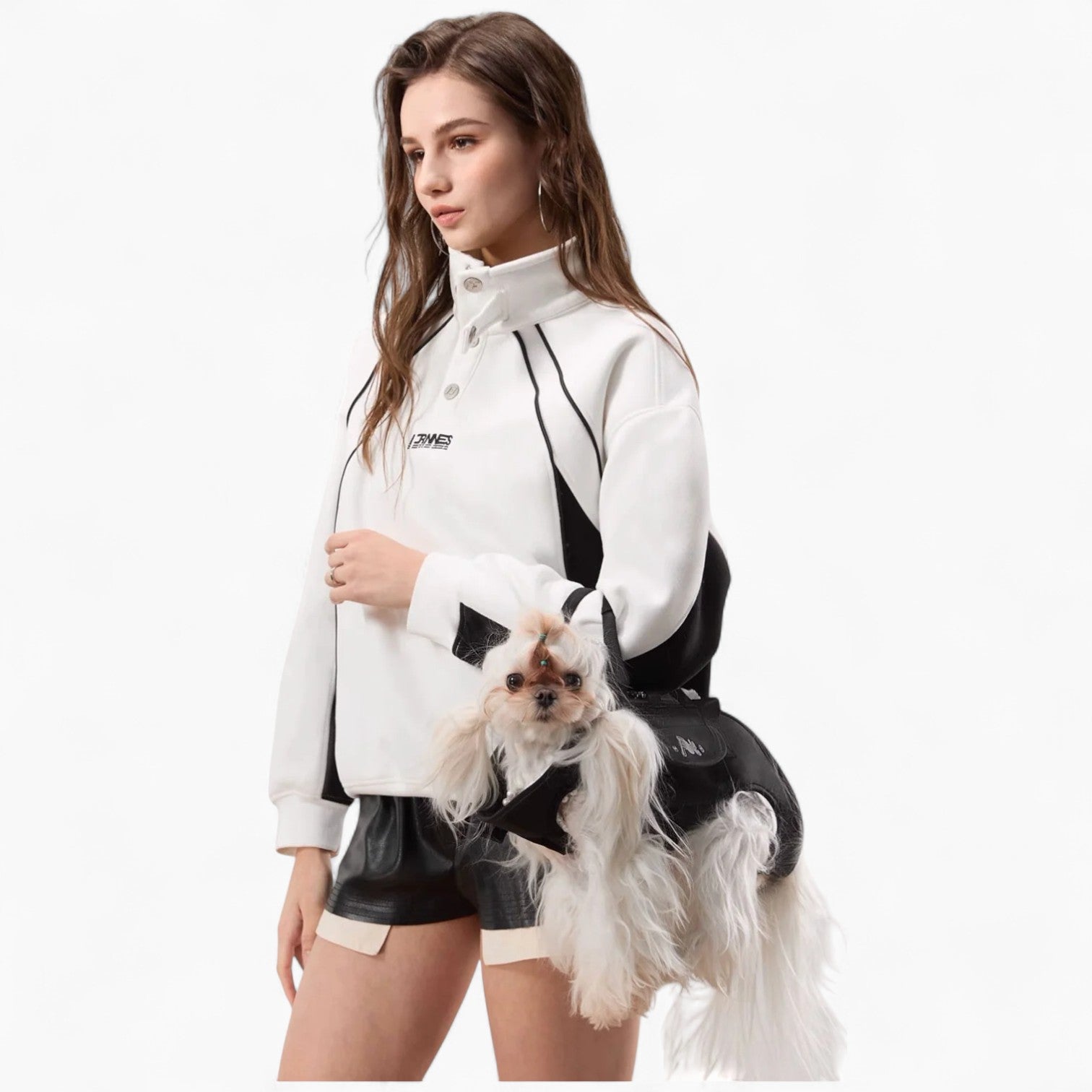 CarryPaw™ Side Carry Dog Backpack – Carrier for for French Bulldogs-fadou