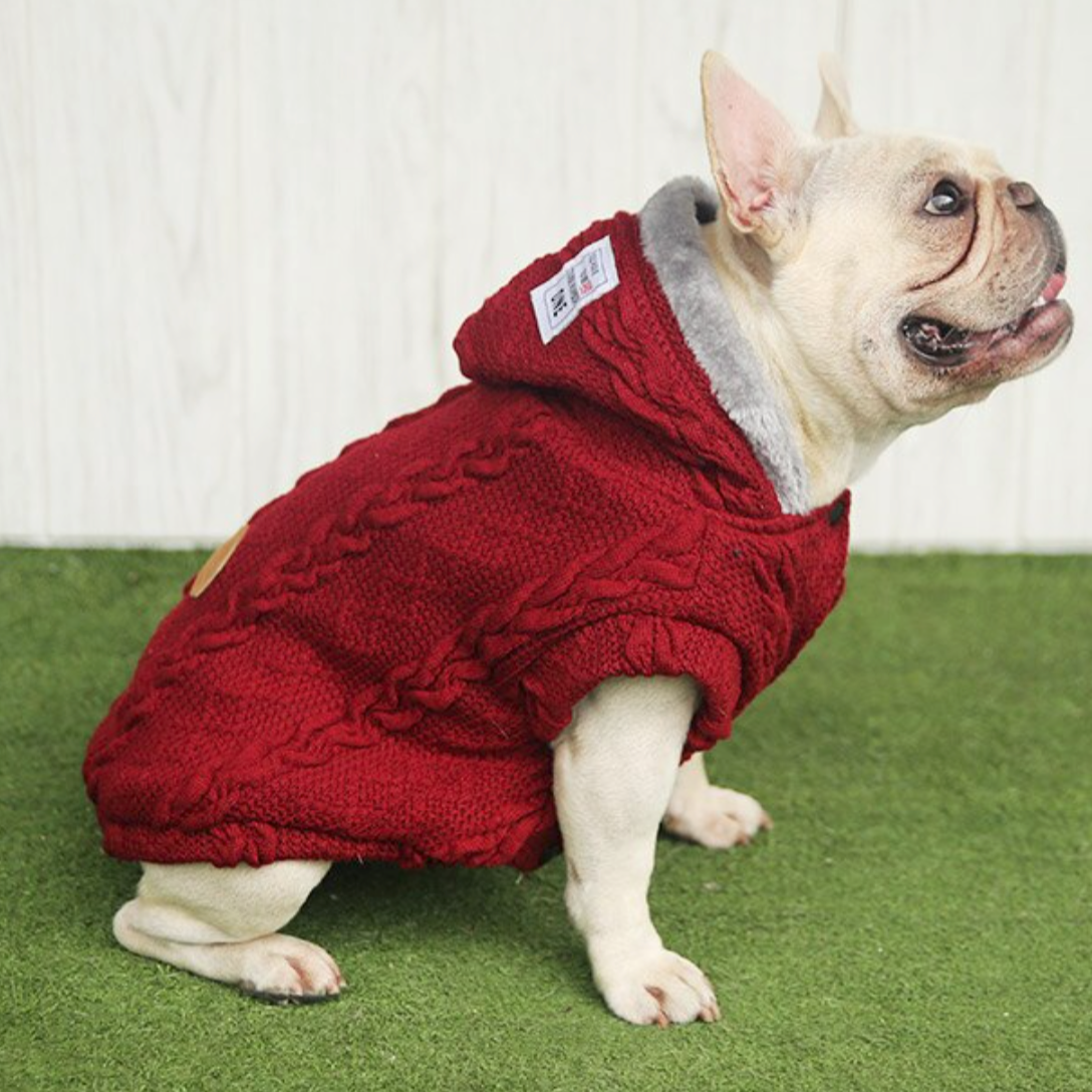 French Bulldog Warm Knitwear for Brachycephalic Dogs Gifts-fadou
