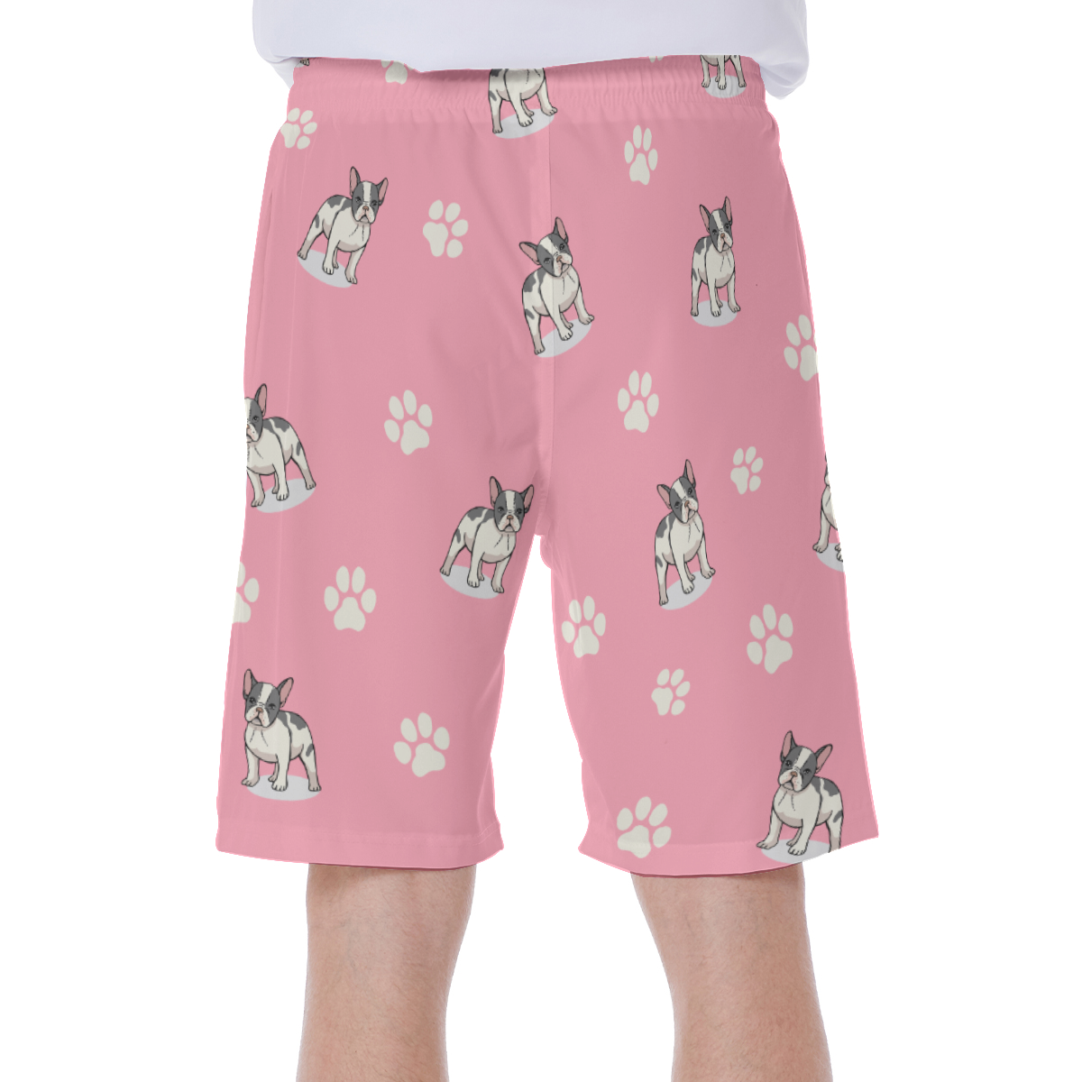 JASPER French Bulldog Board Shorts for Frenchie Enthusiasts-fadou