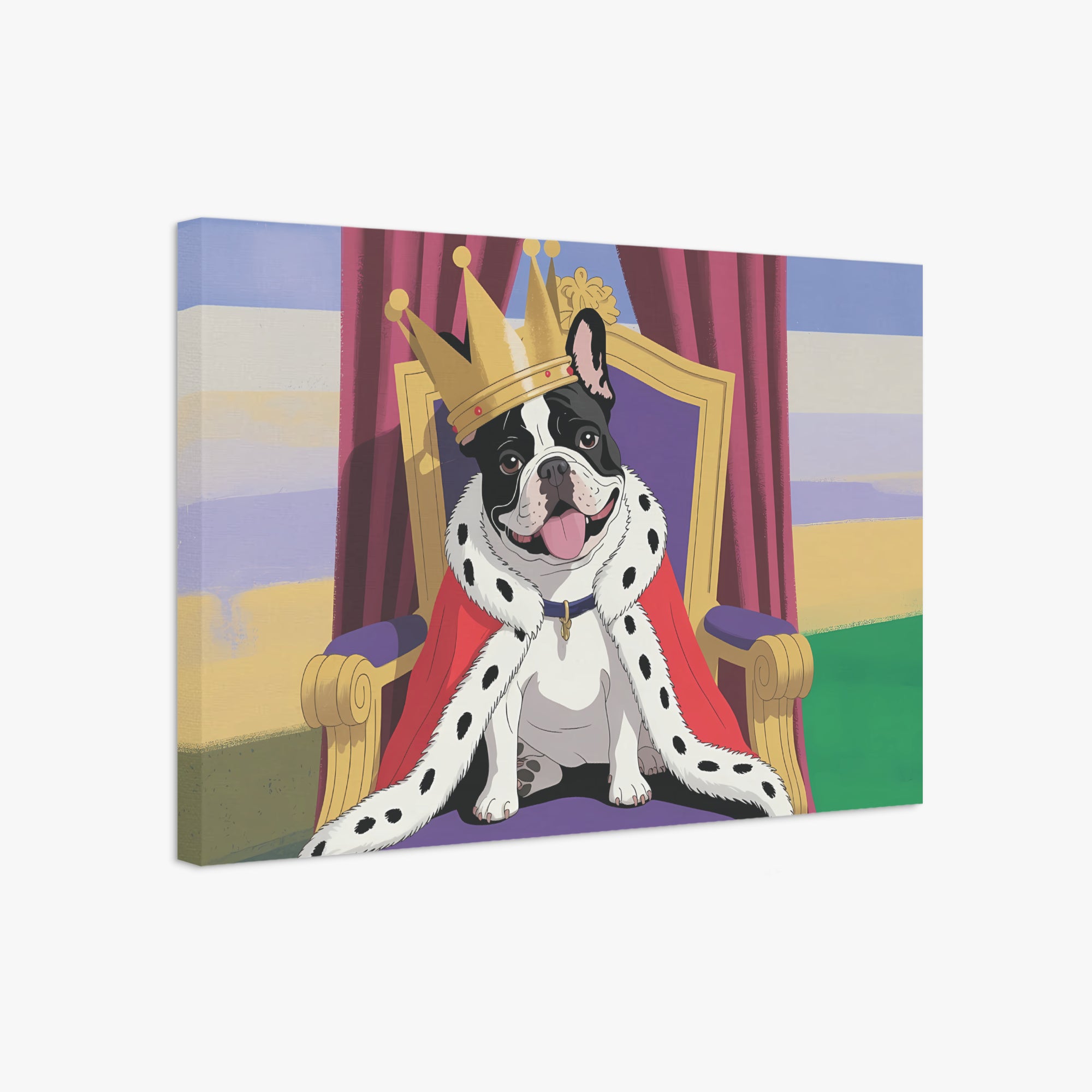 French Bulldog Adorable Canvas Wall Art for Everyday Wear-fadou