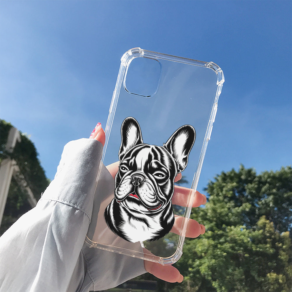 French Bulldog Silicone Slim Phone Shell for Everyday Wear-fadou