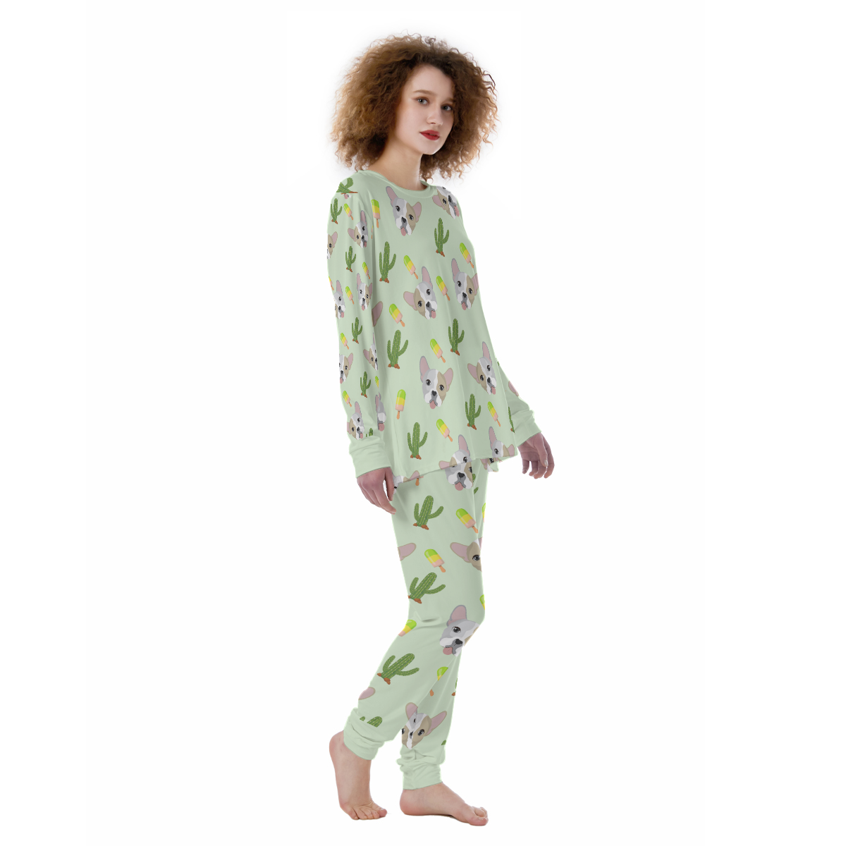 MESSY French Bulldog Cozy Pajama Set for Bulldog Owners-fadou