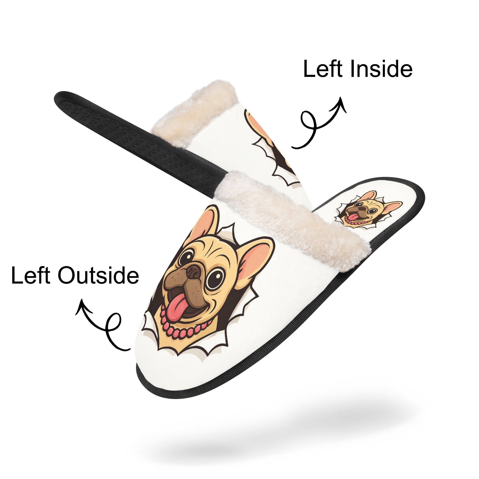 Spud French Bulldog Indoor Shoes for Frenchie Enthusiasts-fadou