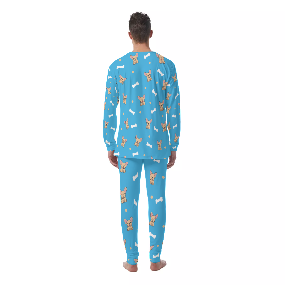 BRUCE French Bulldog Cozy Pajama Set for Dog Moms & Dads-fadou