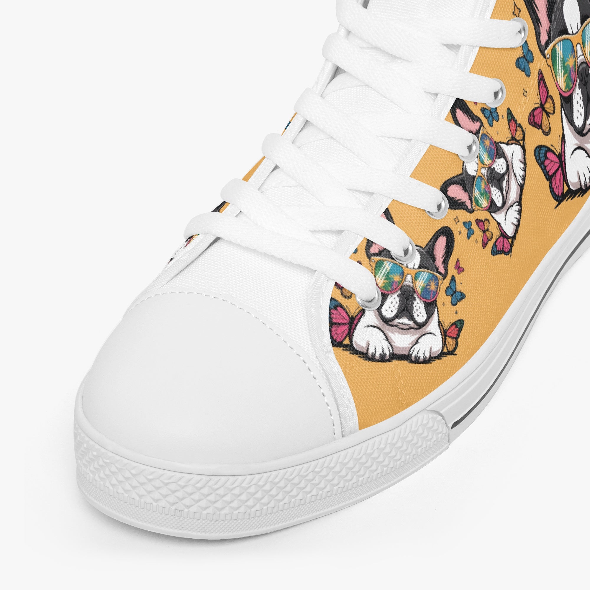 Georgette Classic Casual Footwear for Frenchie Enthusiasts-fadou