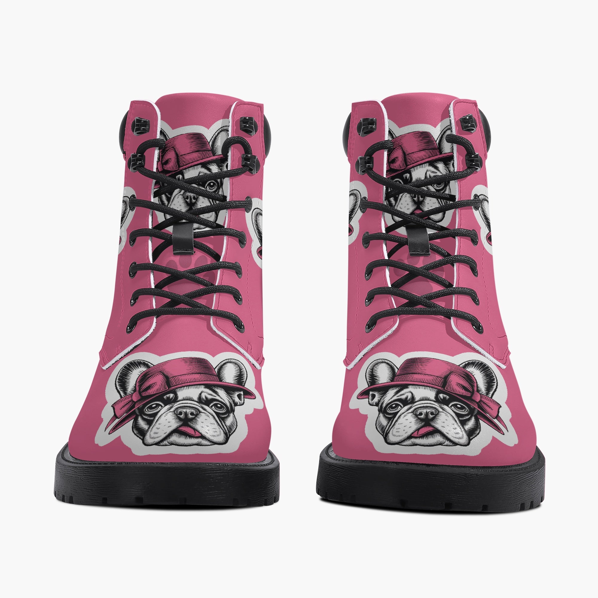 Mason French Bulldog Ankle Booties for Frenchie Enthusiasts-fadou