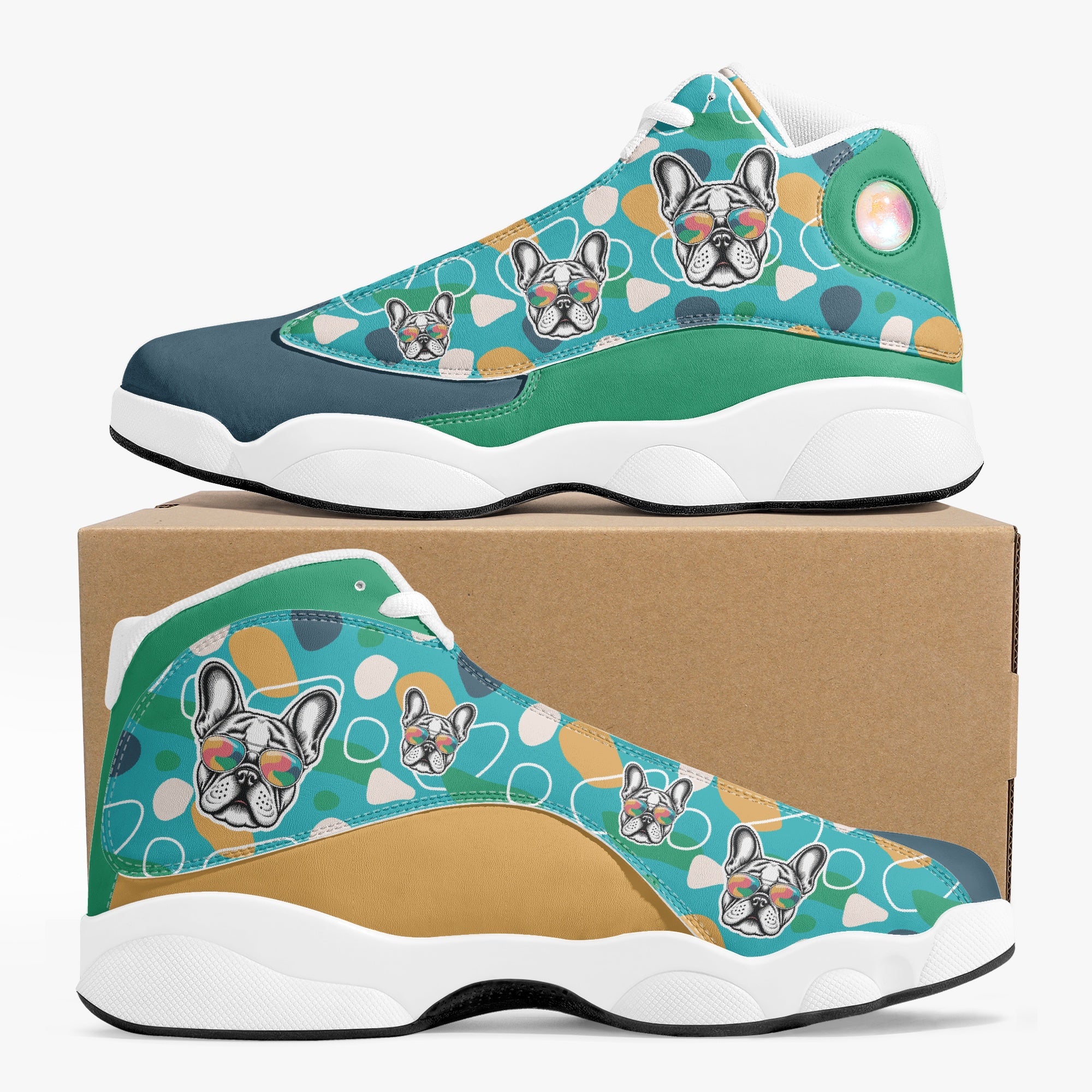 Clementine French Bulldog Casual Footwear for Frenchie Fans-fadou