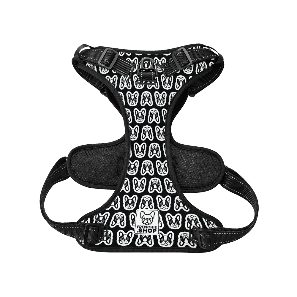 Frenchie No-Pull Walking Harness for Brachycephalic Dogs-fadou