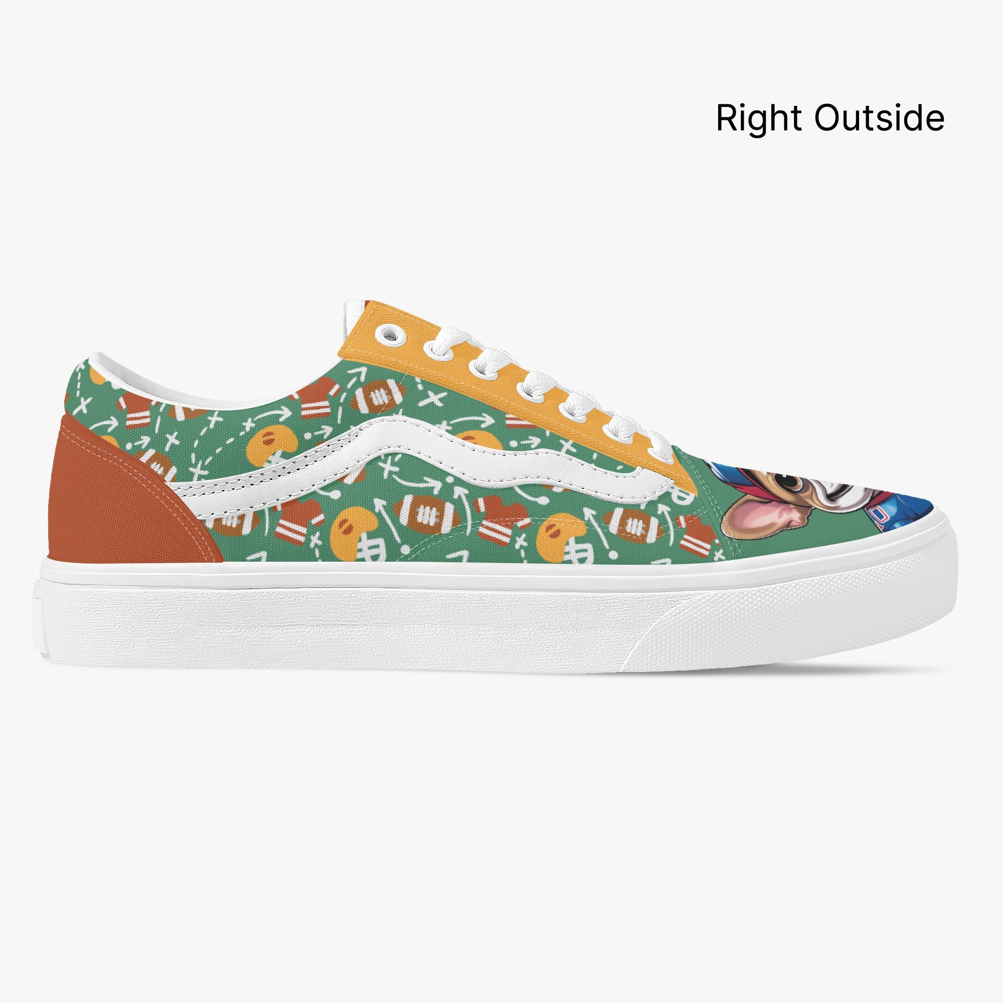 French Bulldog Trendy Canvas Sneakers for Frenchie Fans-fadou