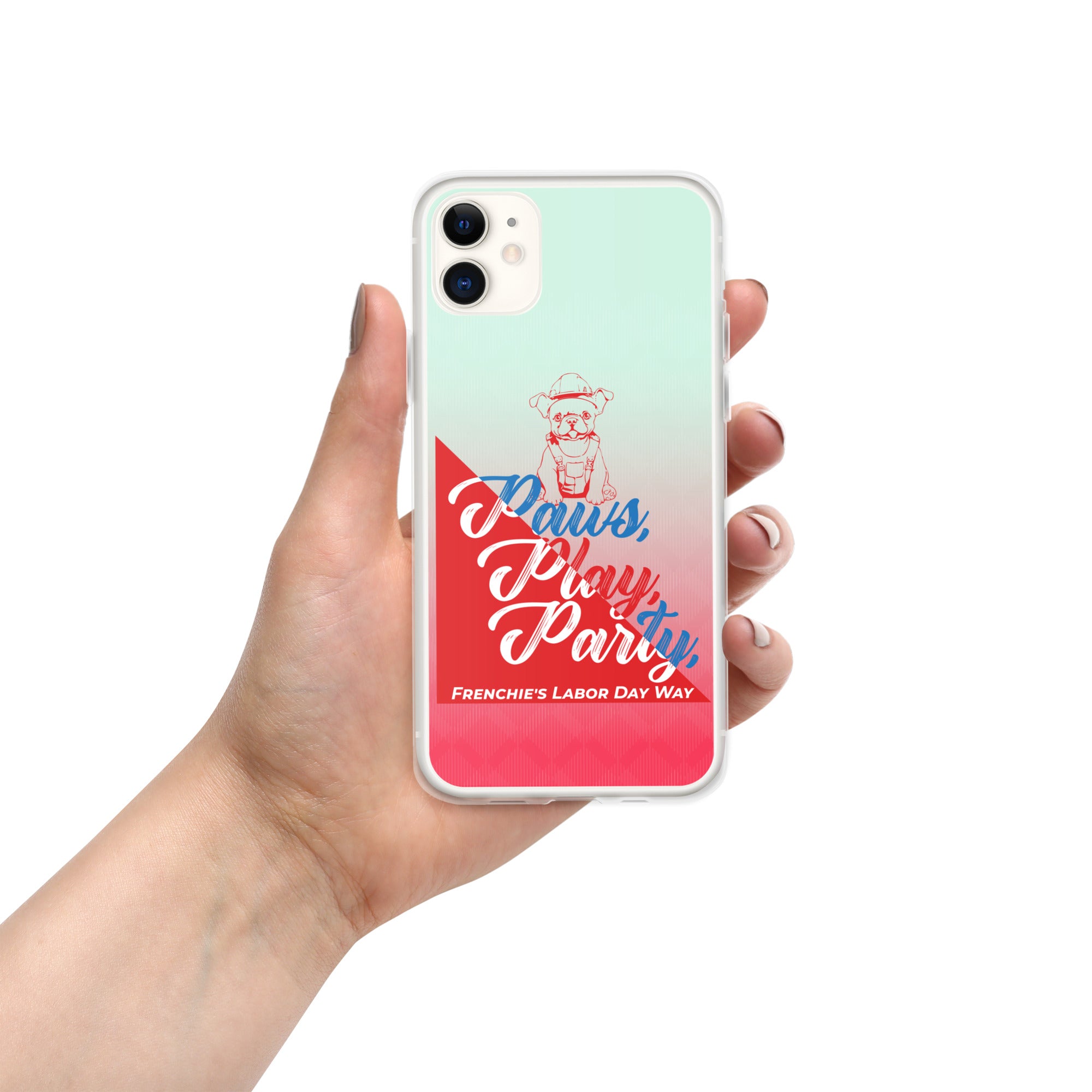 Frenchie's Way - Clear Case for Iphone for Everyday Wear-fadou