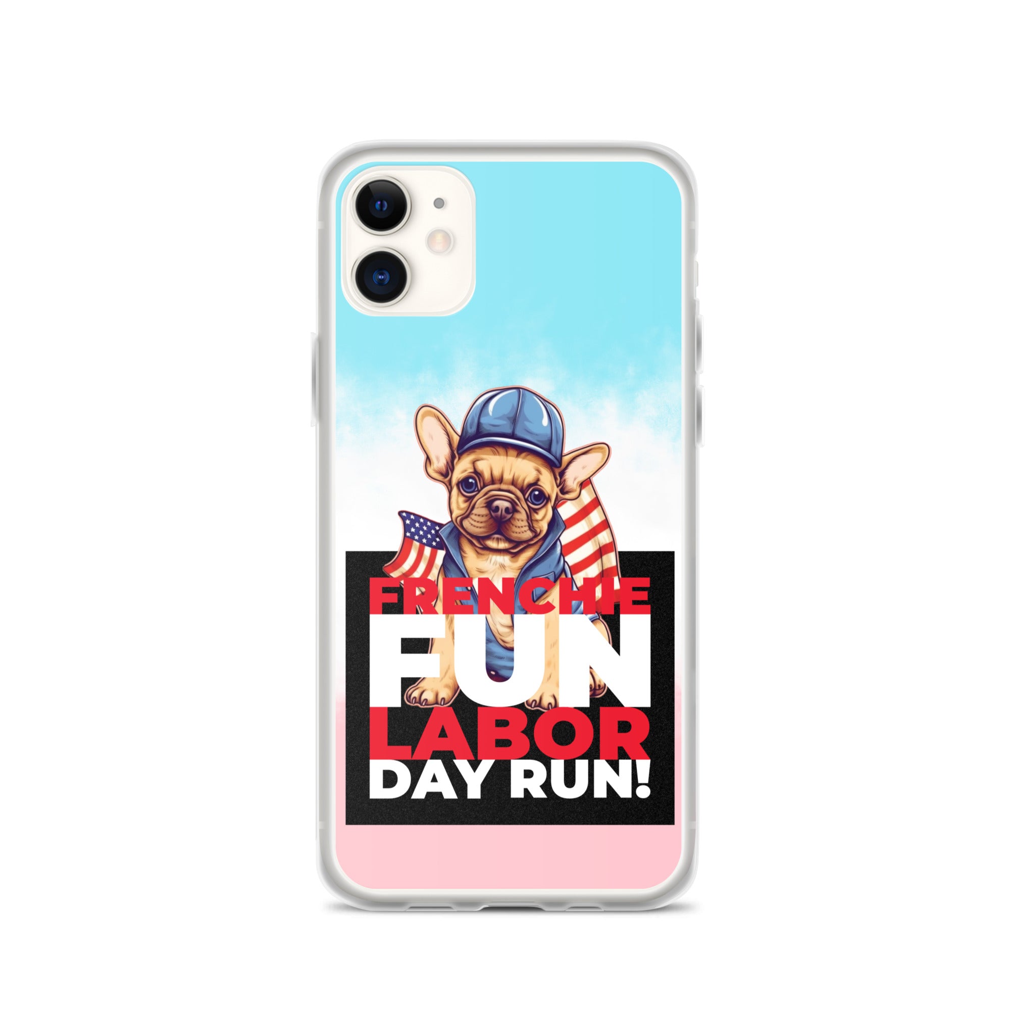 Frenchie Fun - Clear Case for Iphone for Bulldog Owners-fadou