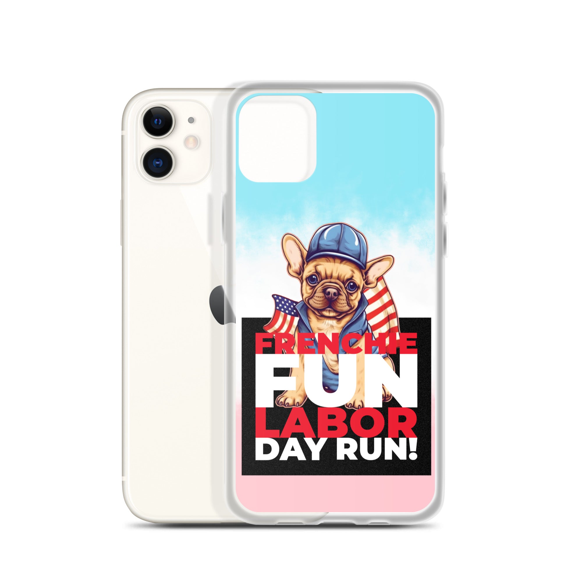 Frenchie Fun - Clear Case for Iphone for Bulldog Owners-fadou