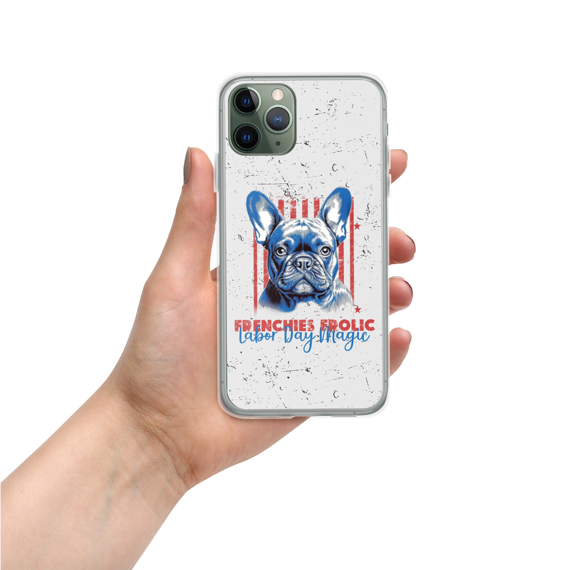 Labor Day with My Fenchie - Clear Case for Iphone for Dog Park Days-fadou