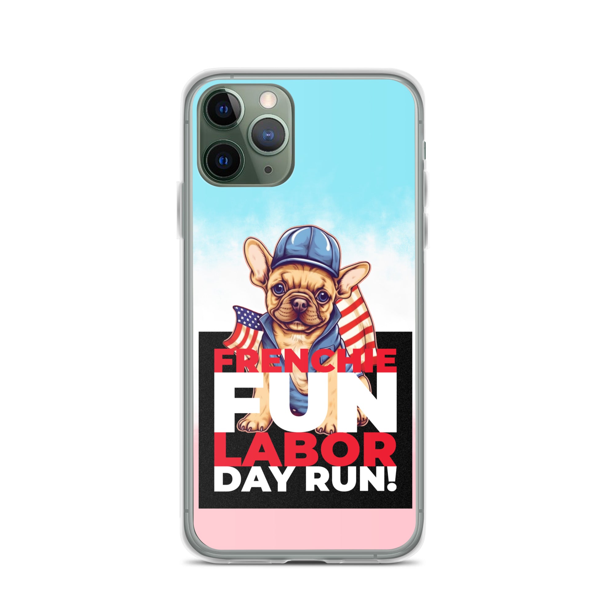 Frenchie Fun - Clear Case for Iphone for Bulldog Owners-fadou