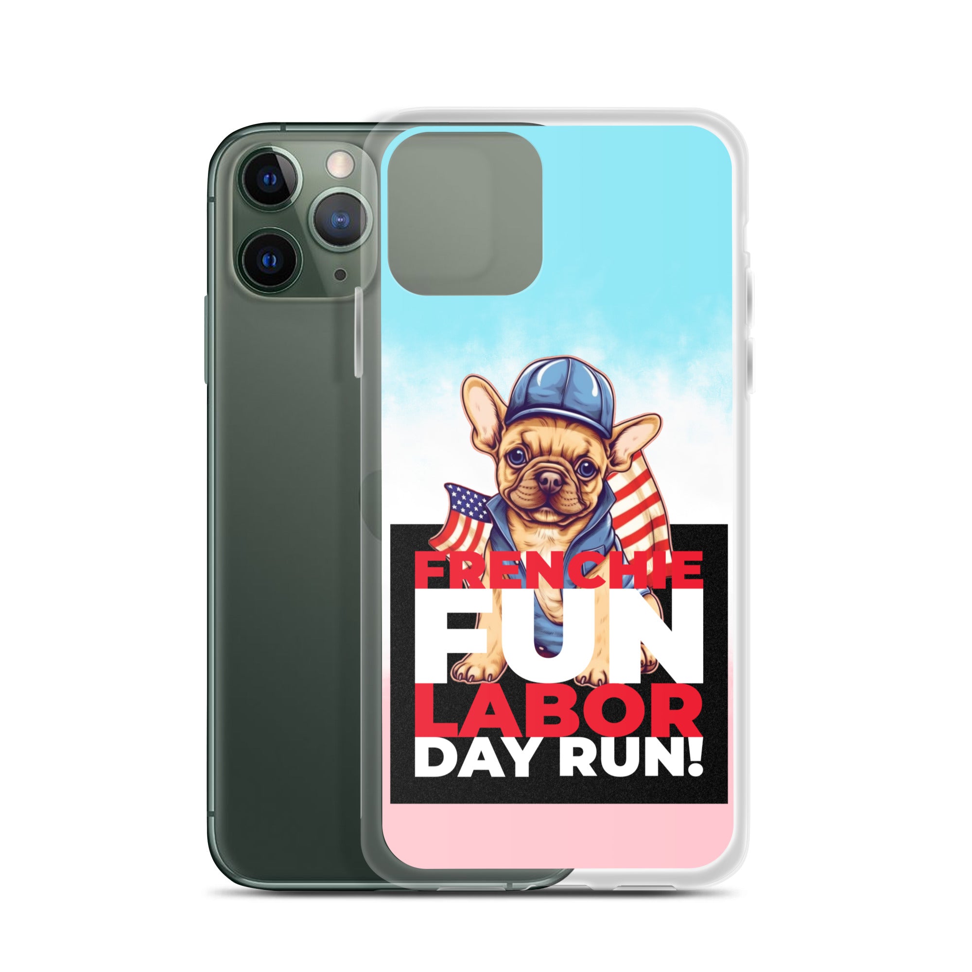 Frenchie Fun - Clear Case for Iphone for Bulldog Owners-fadou