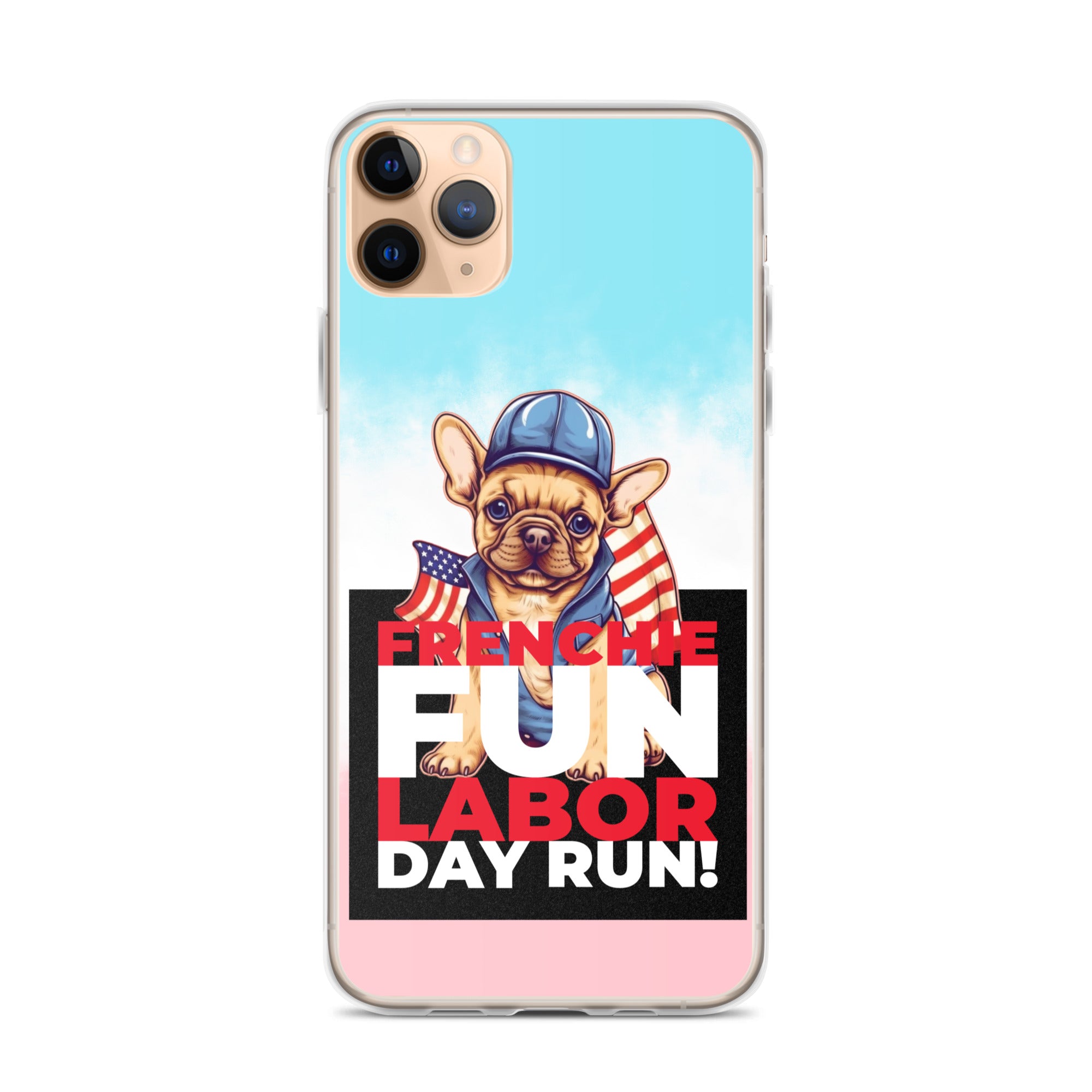 Frenchie Fun - Clear Case for Iphone for Bulldog Owners-fadou
