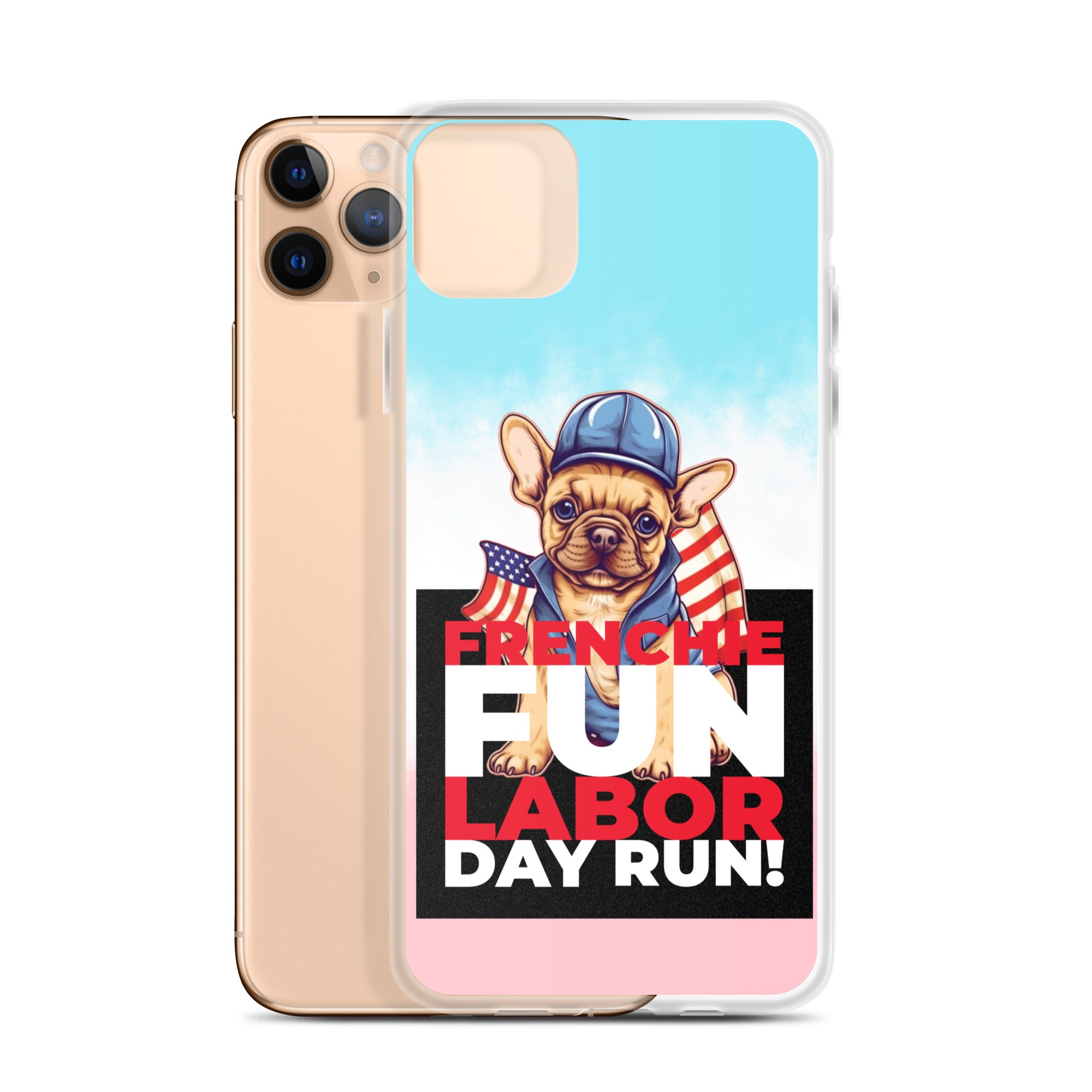 Frenchie Fun - Clear Case for Iphone for Bulldog Owners-fadou