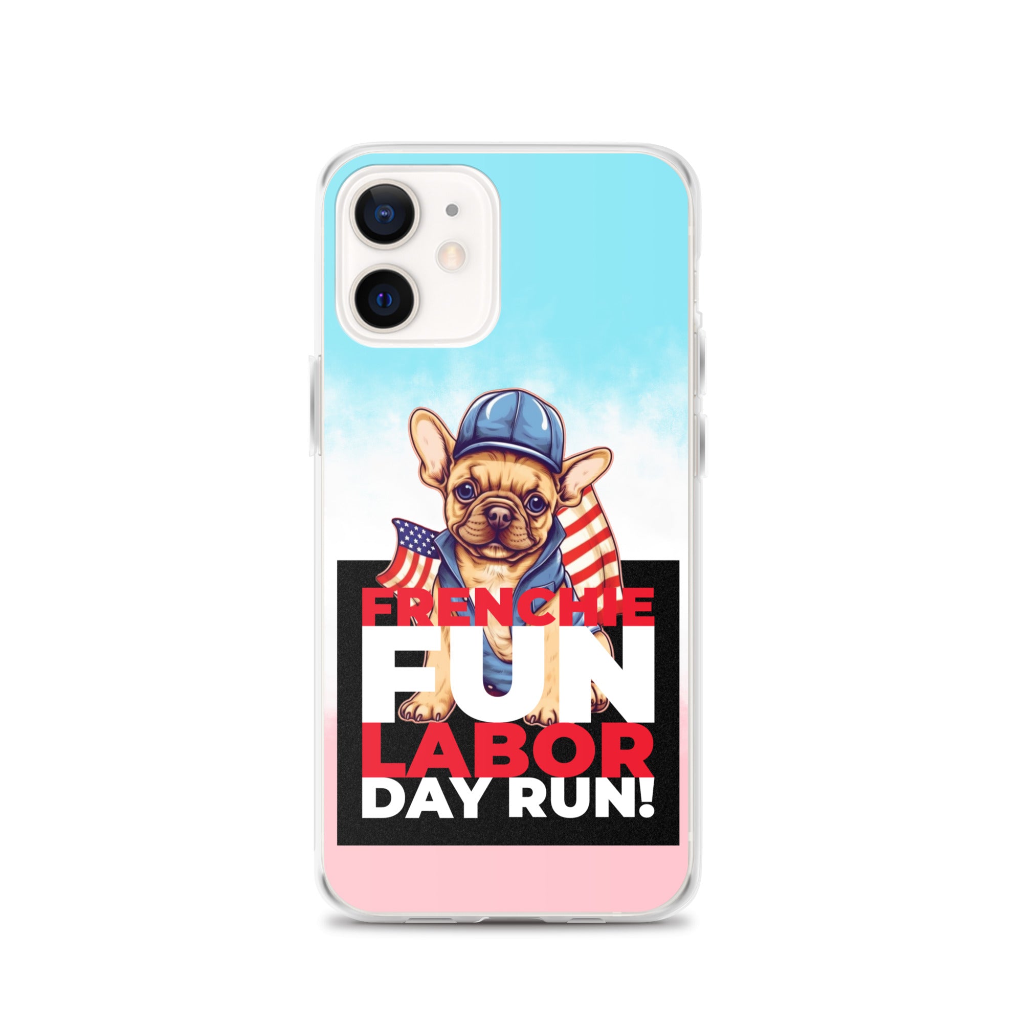 Frenchie Fun - Clear Case for Iphone for Bulldog Owners-fadou
