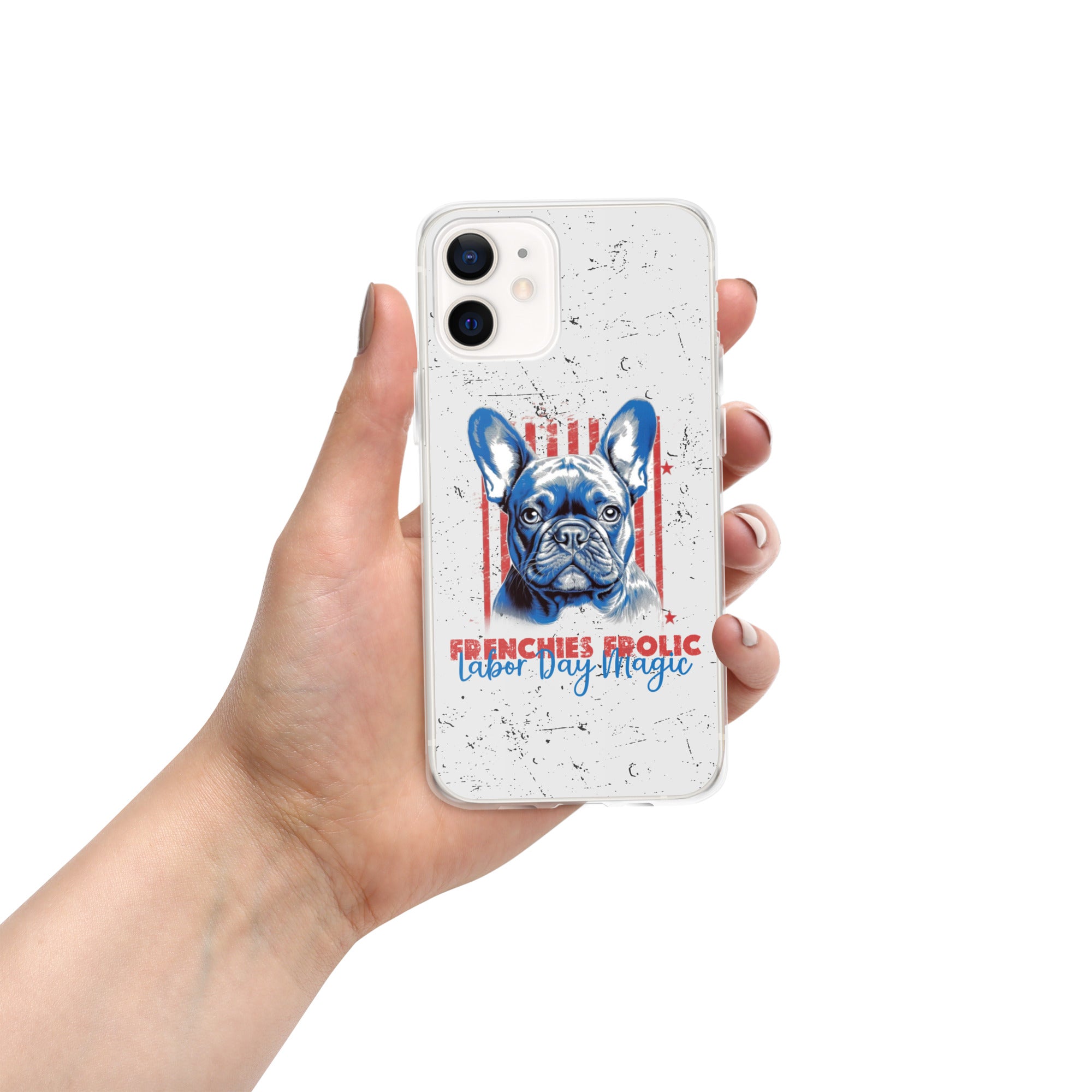 Labor Day with My Fenchie - Clear Case for Iphone for Dog Park Days-fadou