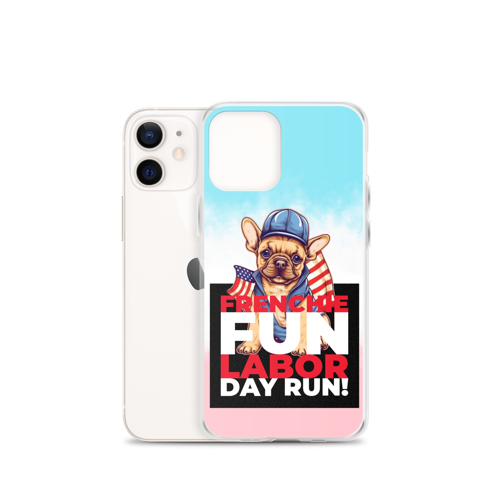 Frenchie Fun - Clear Case for Iphone for Bulldog Owners-fadou