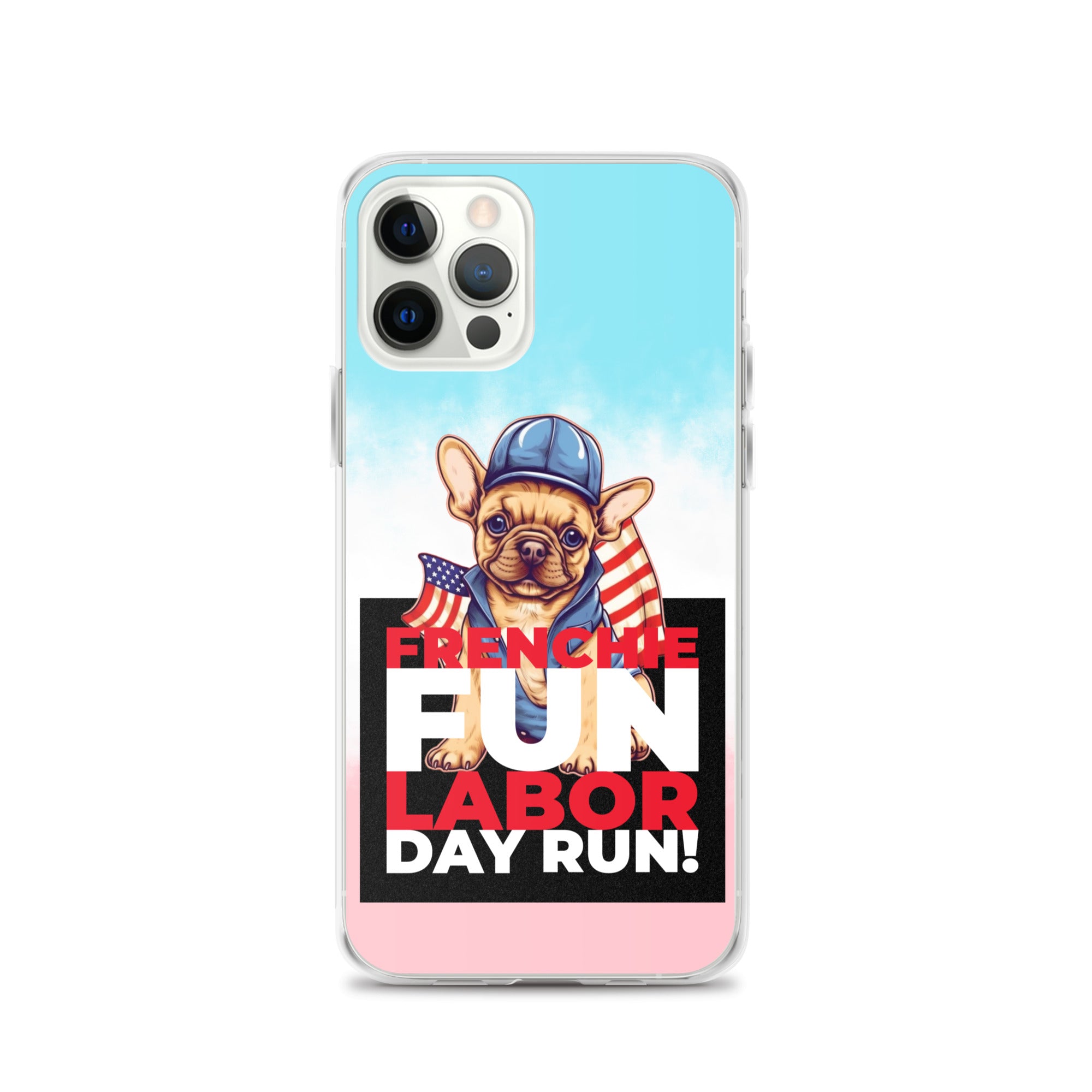 Frenchie Fun - Clear Case for Iphone for Bulldog Owners-fadou