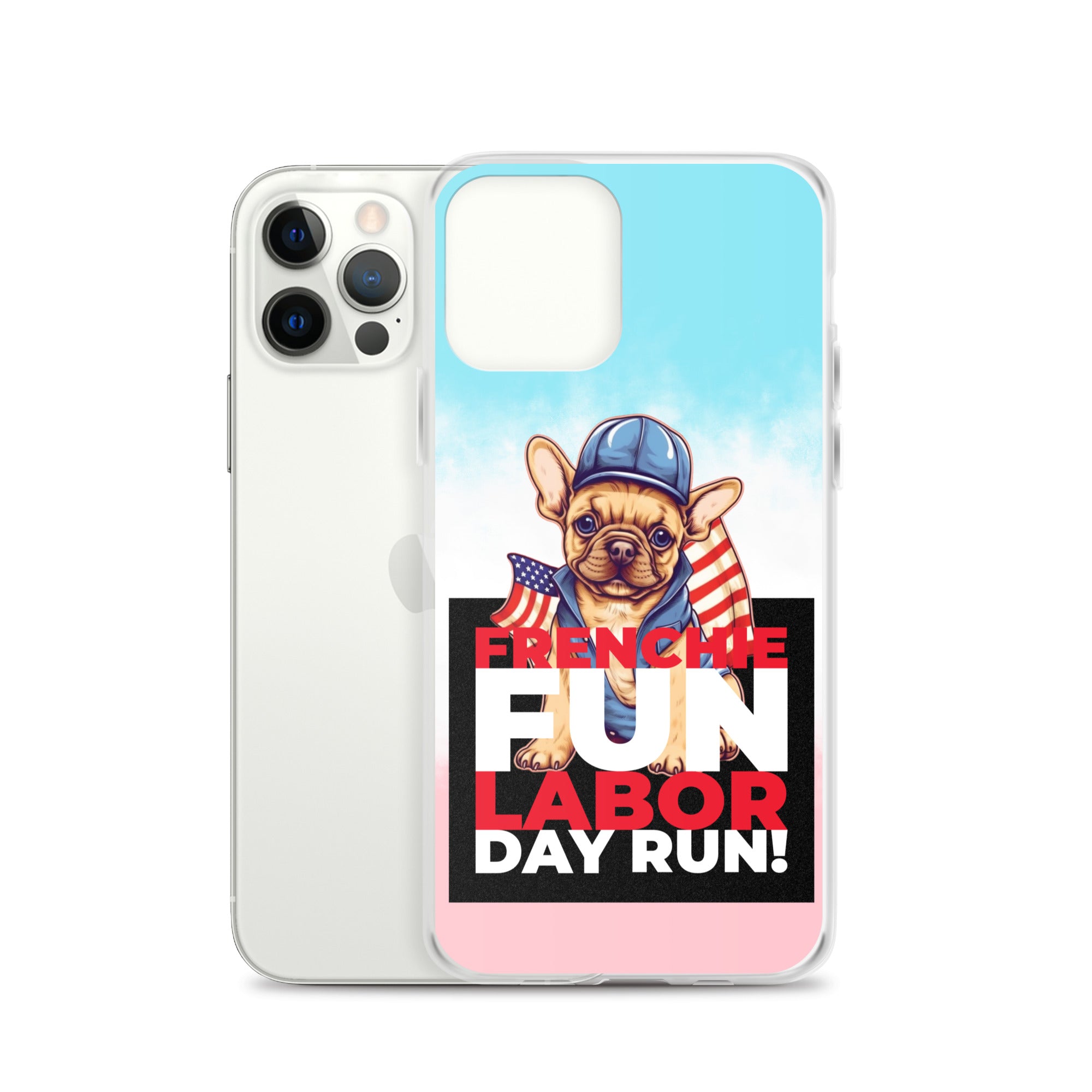 Frenchie Fun - Clear Case for Iphone for Bulldog Owners-fadou