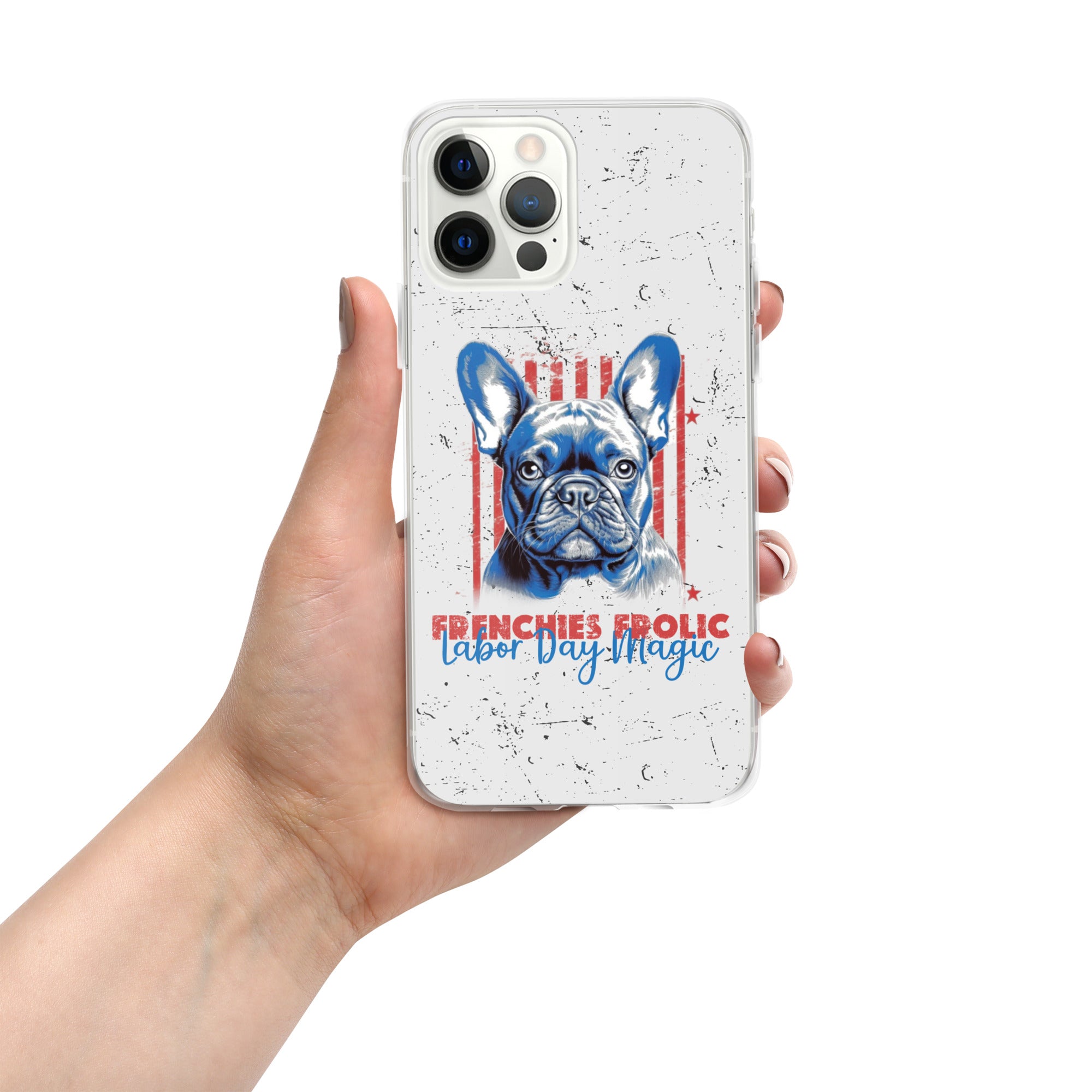 Labor Day with My Fenchie - Clear Case for Iphone for Dog Park Days-fadou