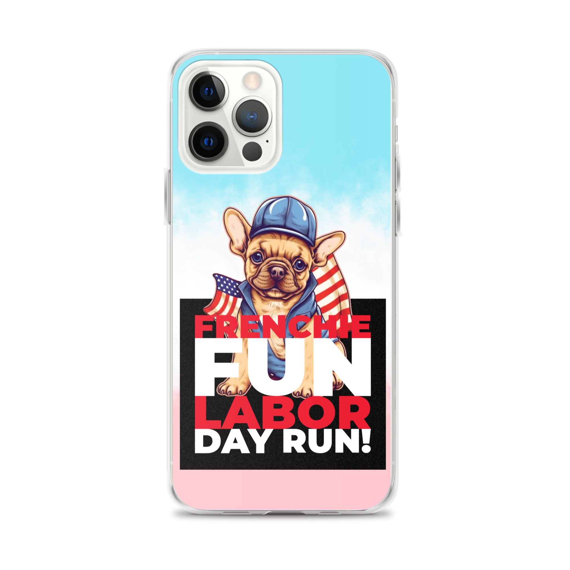 Frenchie Fun - Clear Case for Iphone for Bulldog Owners-fadou