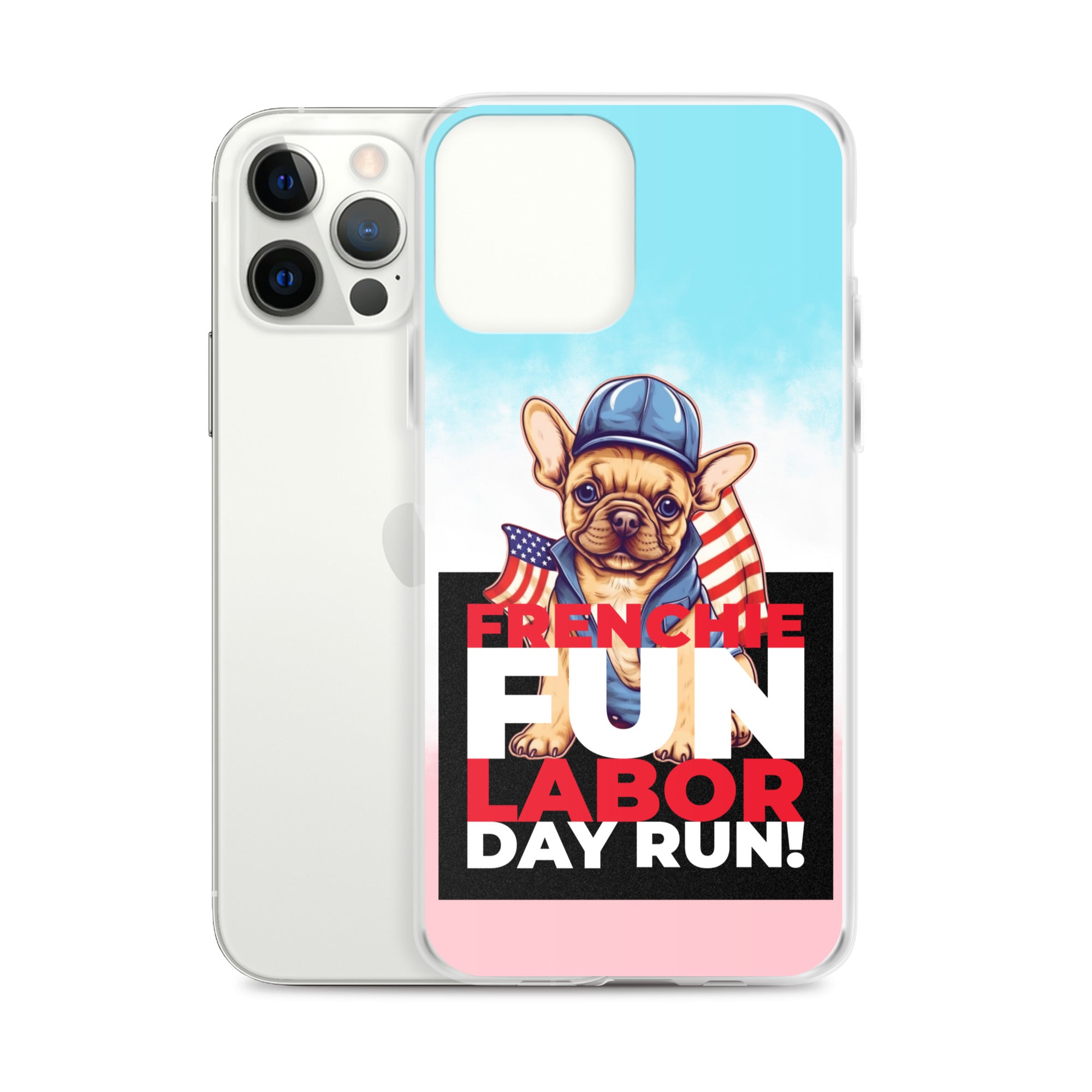 Frenchie Fun - Clear Case for Iphone for Bulldog Owners-fadou