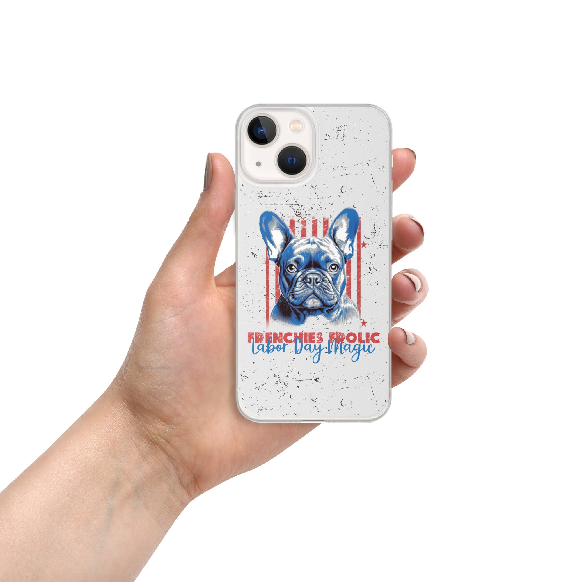 Labor Day with My Fenchie - Clear Case for Iphone for Dog Park Days-fadou