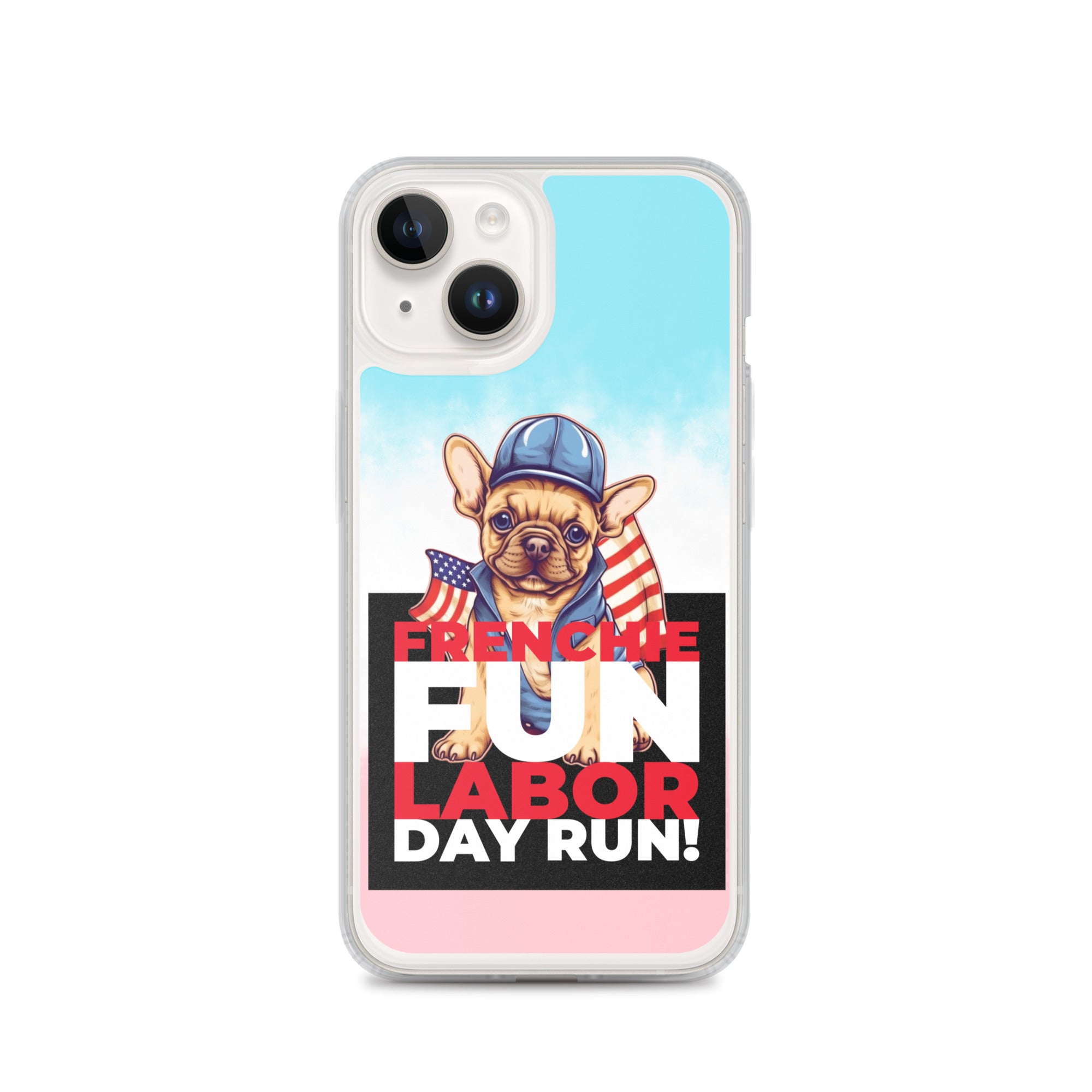 Frenchie Fun - Clear Case for Iphone for Bulldog Owners-fadou