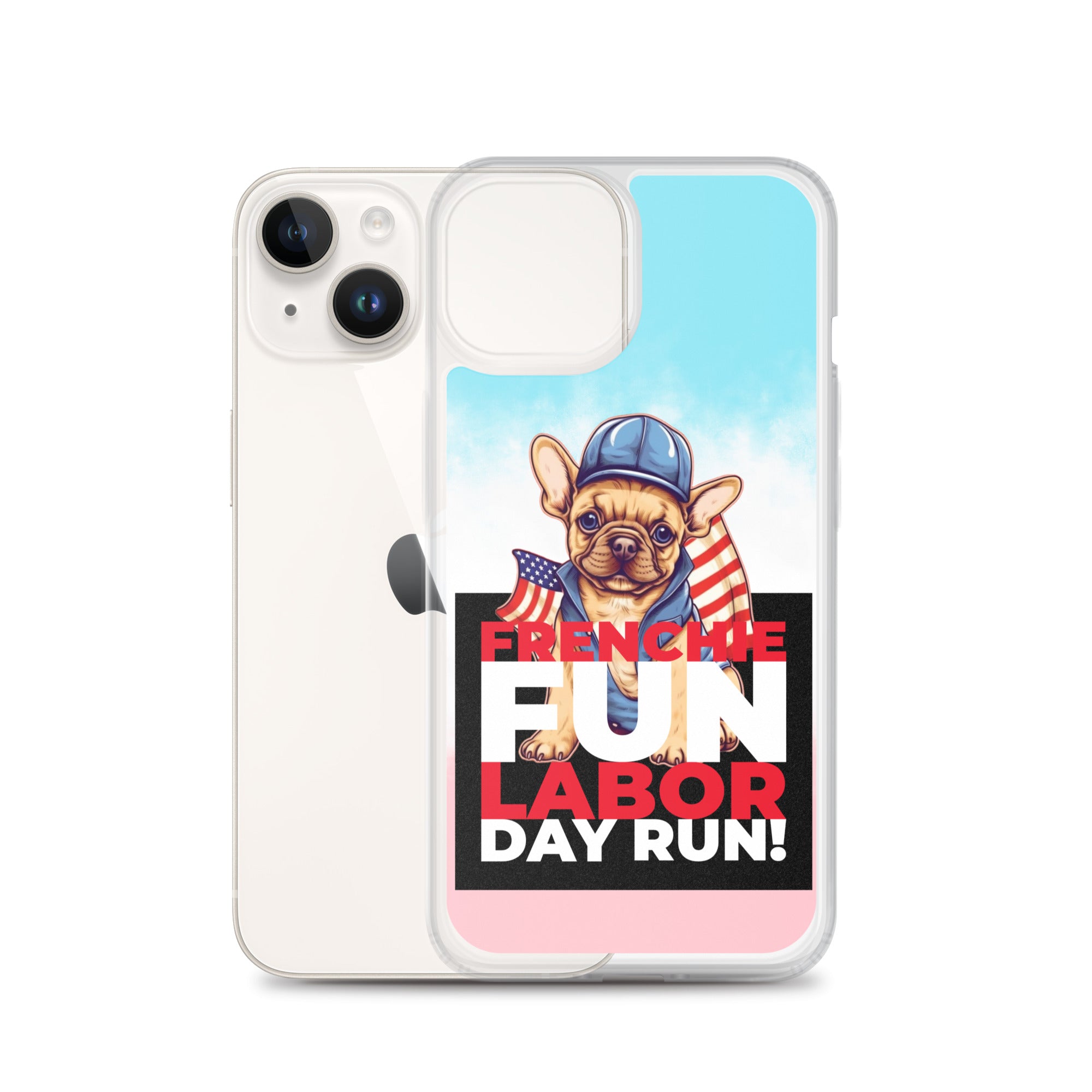 Frenchie Fun - Clear Case for Iphone for Bulldog Owners-fadou