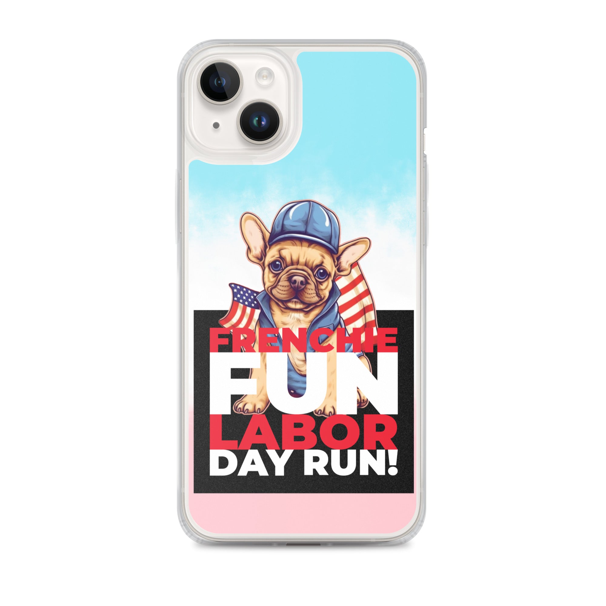 Frenchie Fun - Clear Case for Iphone for Bulldog Owners-fadou