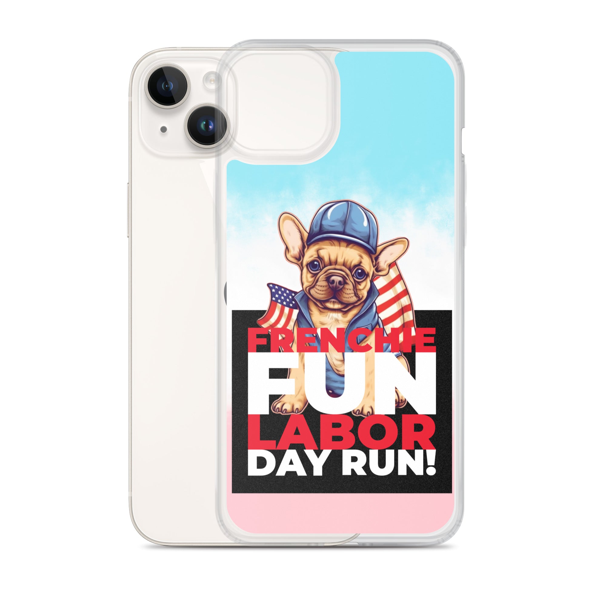 Frenchie Fun - Clear Case for Iphone for Bulldog Owners-fadou