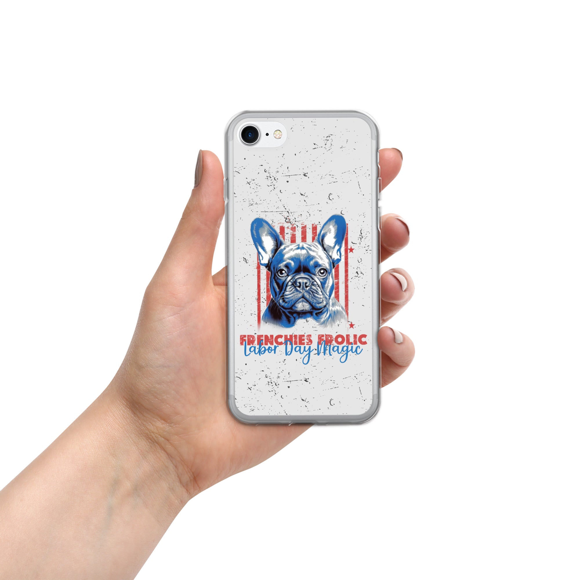 Labor Day with My Fenchie - Clear Case for Iphone for Dog Park Days-fadou