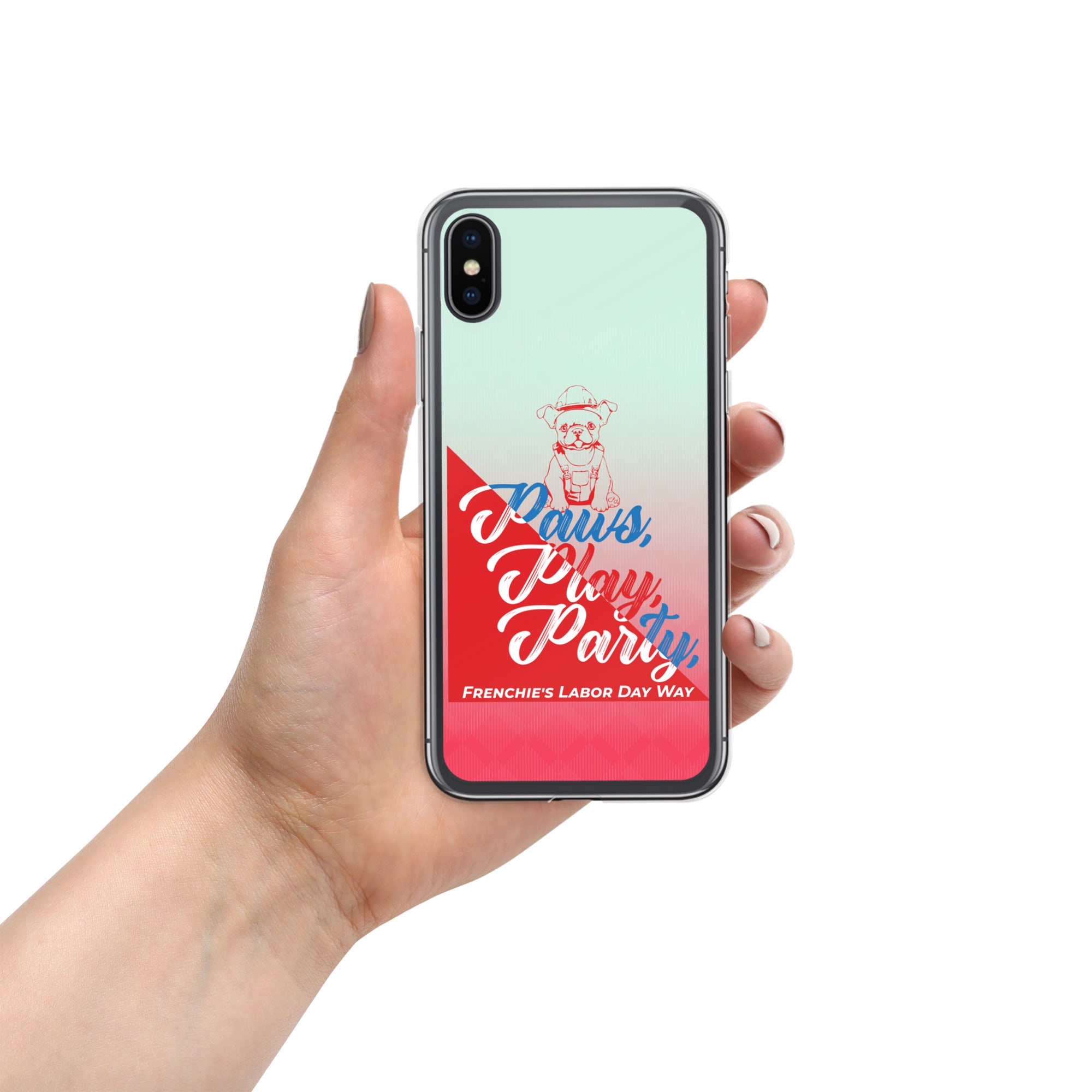 Frenchie's Way - Clear Case for Iphone for Everyday Wear-fadou