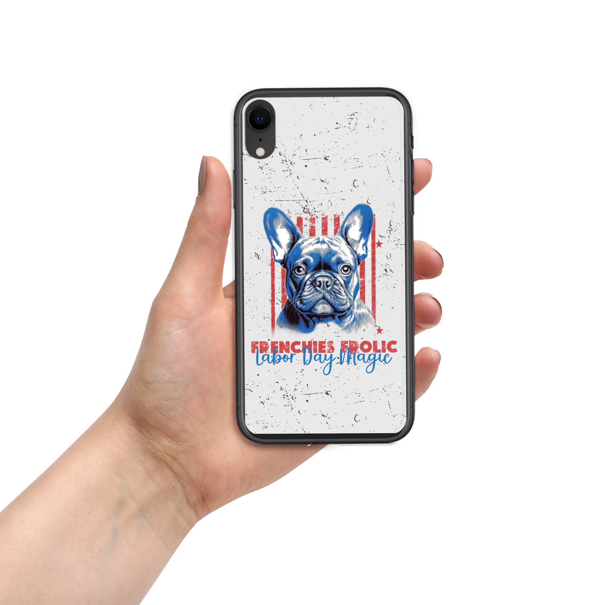 Labor Day with My Fenchie - Clear Case for Iphone for Dog Park Days-fadou