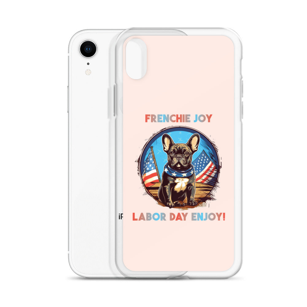 Frenchie Joy - Clear Case for Iphone for Dog Moms & Dads-fadou